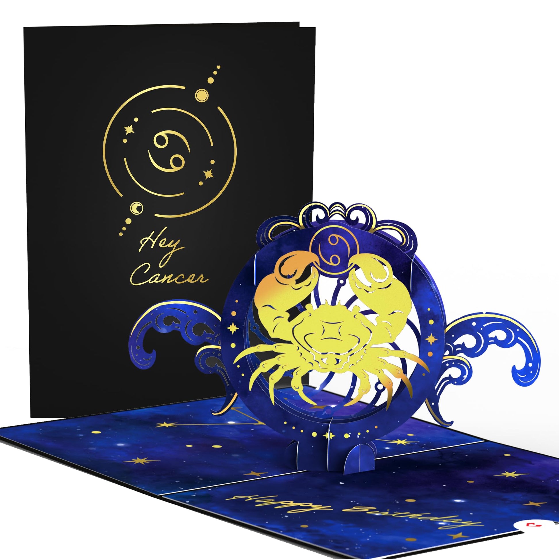 Lovepop® Sternzeichen Widder Geburtstag 3D Pop-Up Karte Geburtstagskarte Zodiac Aries | Hochwertige Gold-Effekte | Fach für Geld & Gutscheine | Premium-Umschlag