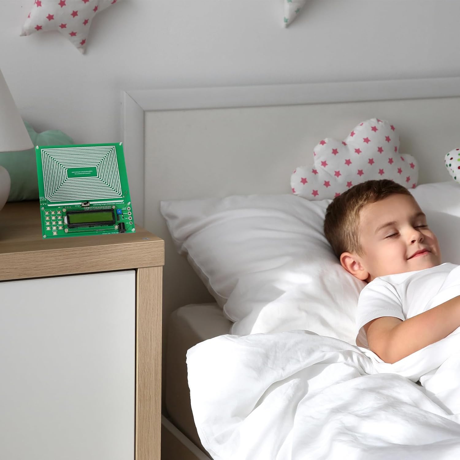 Schumann Resonator, Schumann Frequency Generator, 7.83 Hz Pure Sine Wave Pulse Generator 0.01-100,000 Hz Frequency Generator with Adjustable, Frequency Generator for Sound Improvement and Sleep Aid