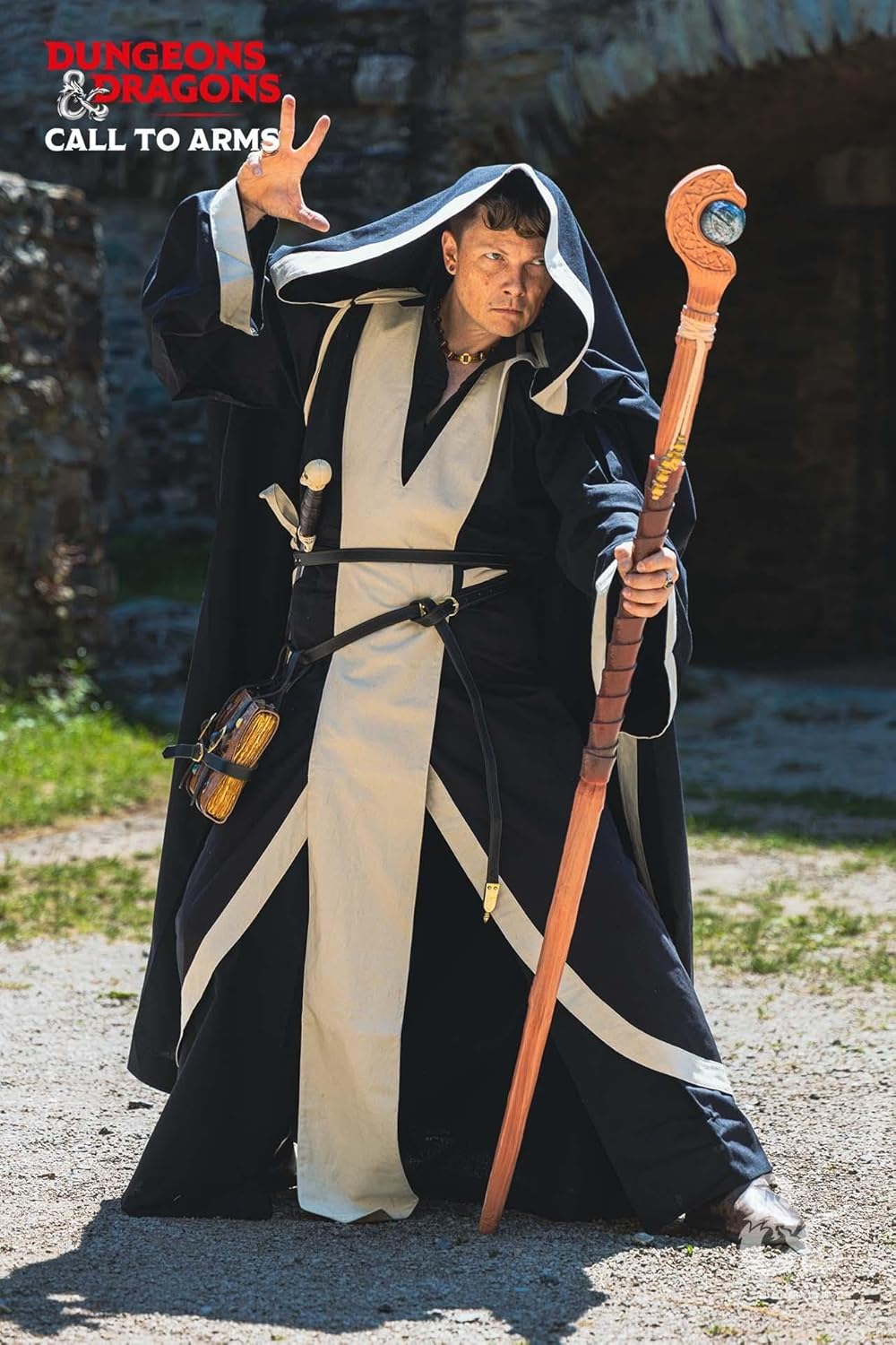 Burgschneider - Dungeons & Dragons Schaumstoff-Zauberstab - Kleidung für Larp, Mittelalter, Cosplay und Fantasy