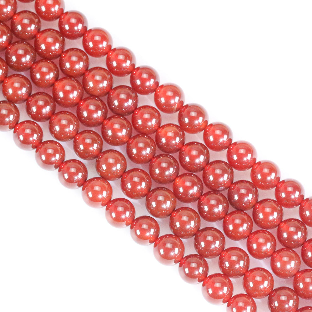 Natural Stone Beads, Gemstone Beads, 45 Pieces, 8 mm, Natural Stone, Unakite Gemstone Beads, Polished Round Gemstones for Threading, Gemstones, Stone Beads for Bracelets, Necklaces, DIY Jewellery,