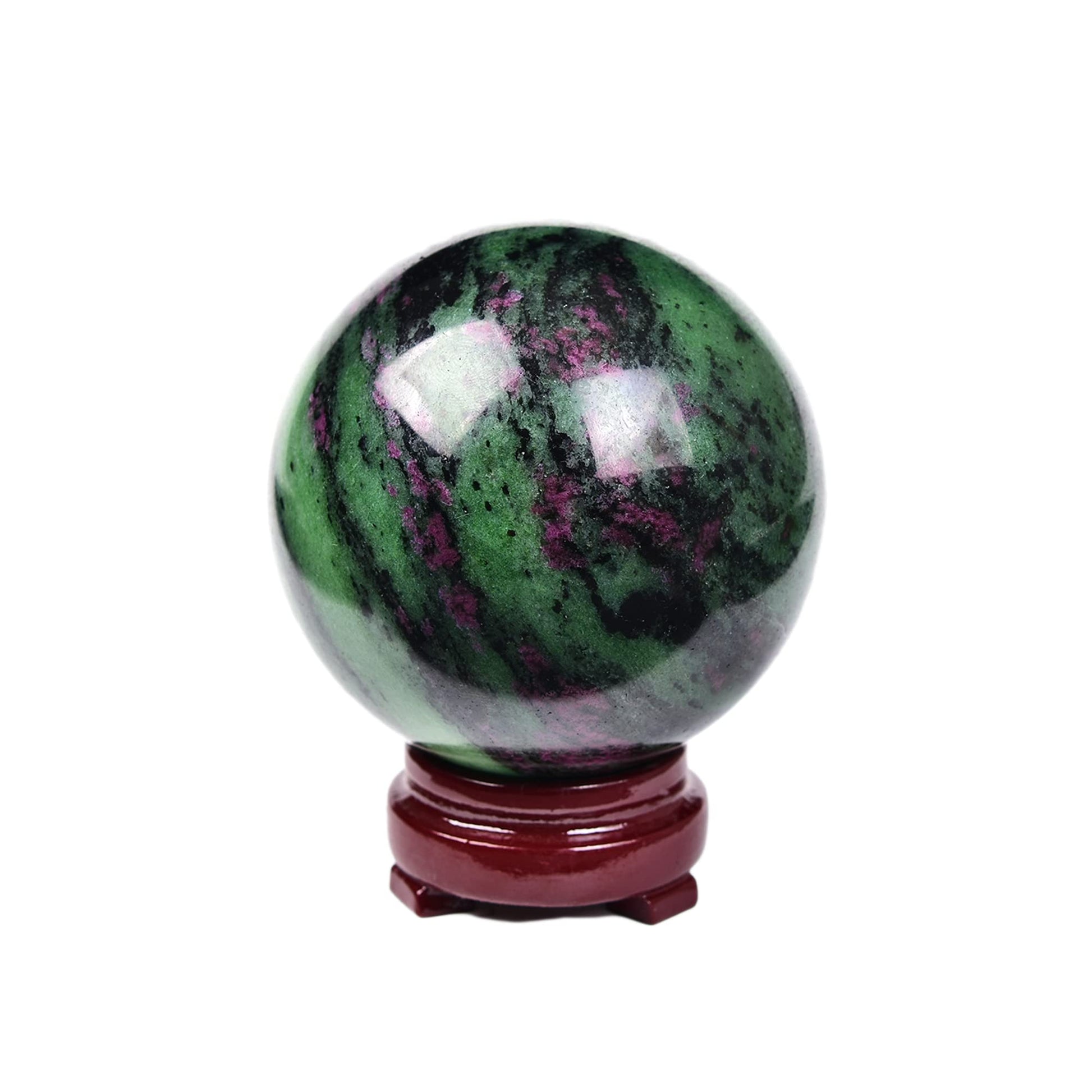 JIC Gem Large Crystal Ball with Stand Pietersite Crystal Ball Gemstone Decorative Ball for Home Decoration Altar Reiki Feng Shui Crystal Gift 80-90mm