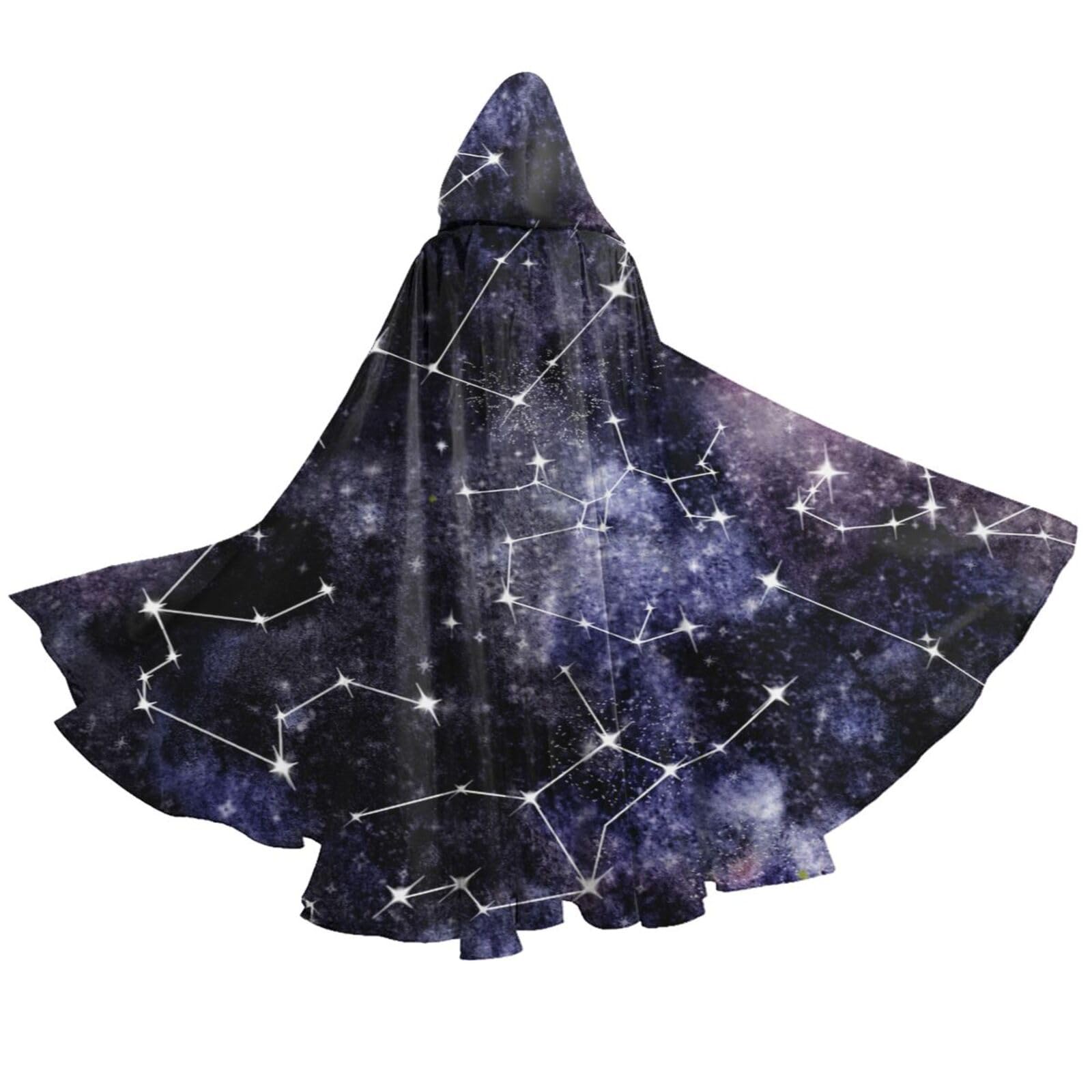 YETTA YANG Halloween Hooded Robe Cloak Christmas Holiday Party Hoodies Cape Cosplay Costumes