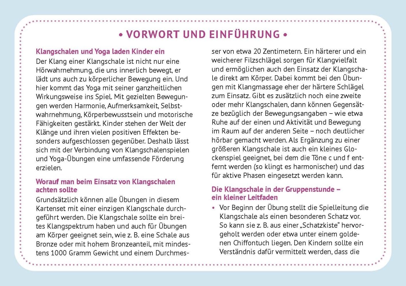 30 Klang-Yoga-Bildkarten: Körperwahrnehmung und Selbstvertrauen mit Kinderyoga. Übungen und Flows für kleine Yogis von 4 bis 10. Spielerisch Stress ... und innere Balance. 30 Ideen auf Bildkarten)