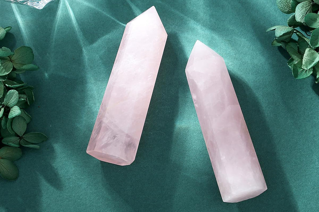 XIANNVXI 2" Amethyst Kristalle Heilung Kristall Wand Edelsteine Steine Turm Natürliche Hexagonal Punkt Stäbe Meditation Energie Therapie Steine