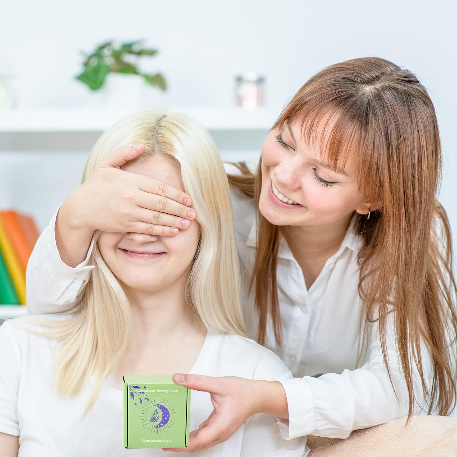 QianCannaor Crystals Healing Stones Set, Natural Minerals and Gemstones for Anxiety, Relaxation, Stress, Crystal Therapy, Meditation, Reiki, Healing Crystal Gift Set