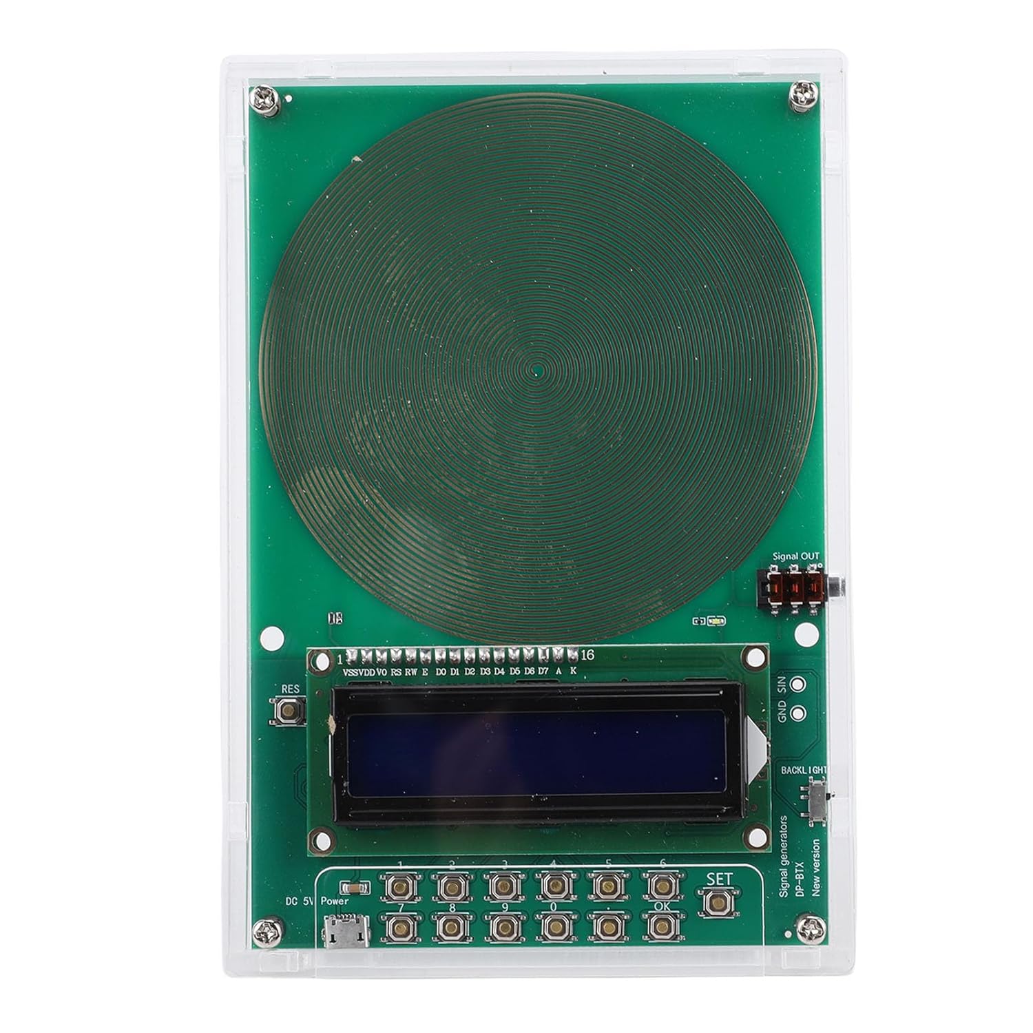 Adjustable Frequency Generator, for Healing from 0.1 Hz to 30,000 Hz, 7.83 Hz Resonance Generator, USB C Powered Sine Wave Signal Generator