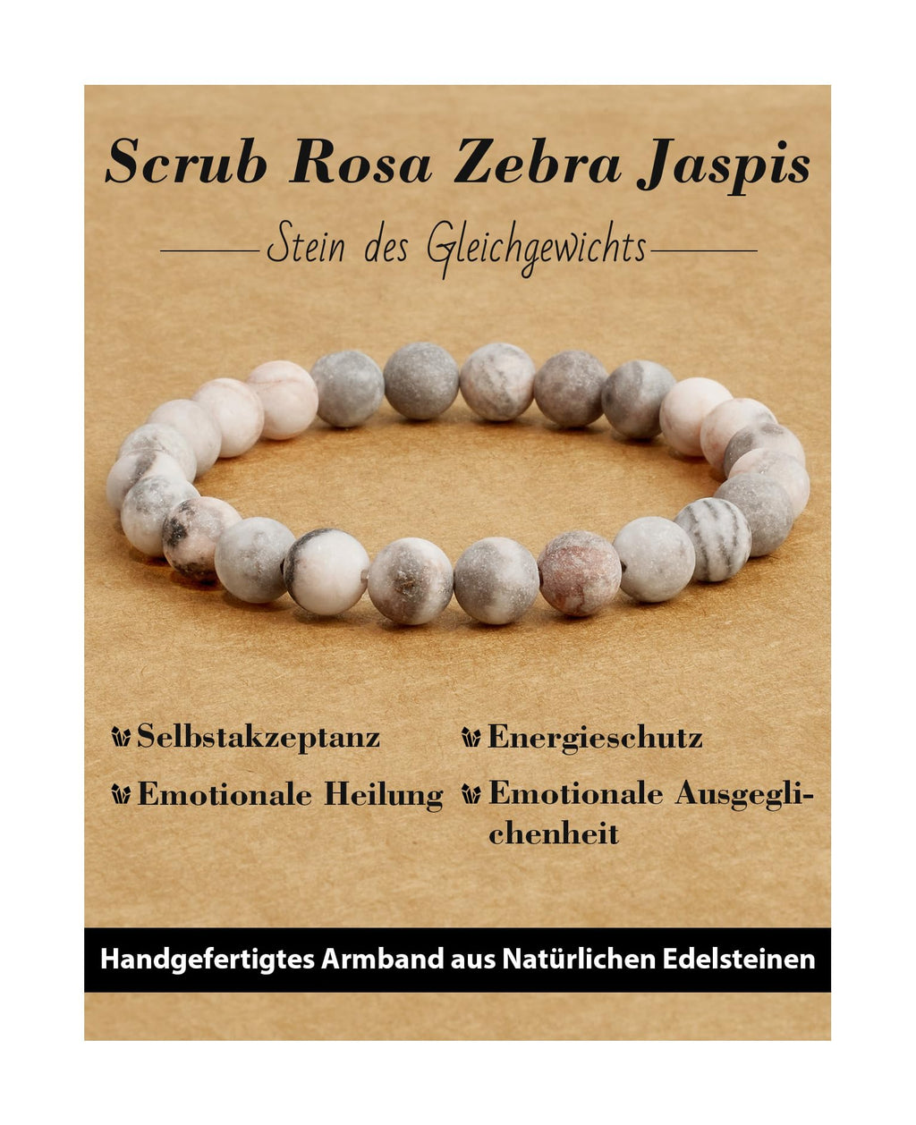 Handmade Genuine Natural Stone Beads Healing Stones Bracelet, Women's Men's Chakra Bead Bracelet, 8 mm Round Gemstone Yoga Bracelets, Includes Replacement Beads
