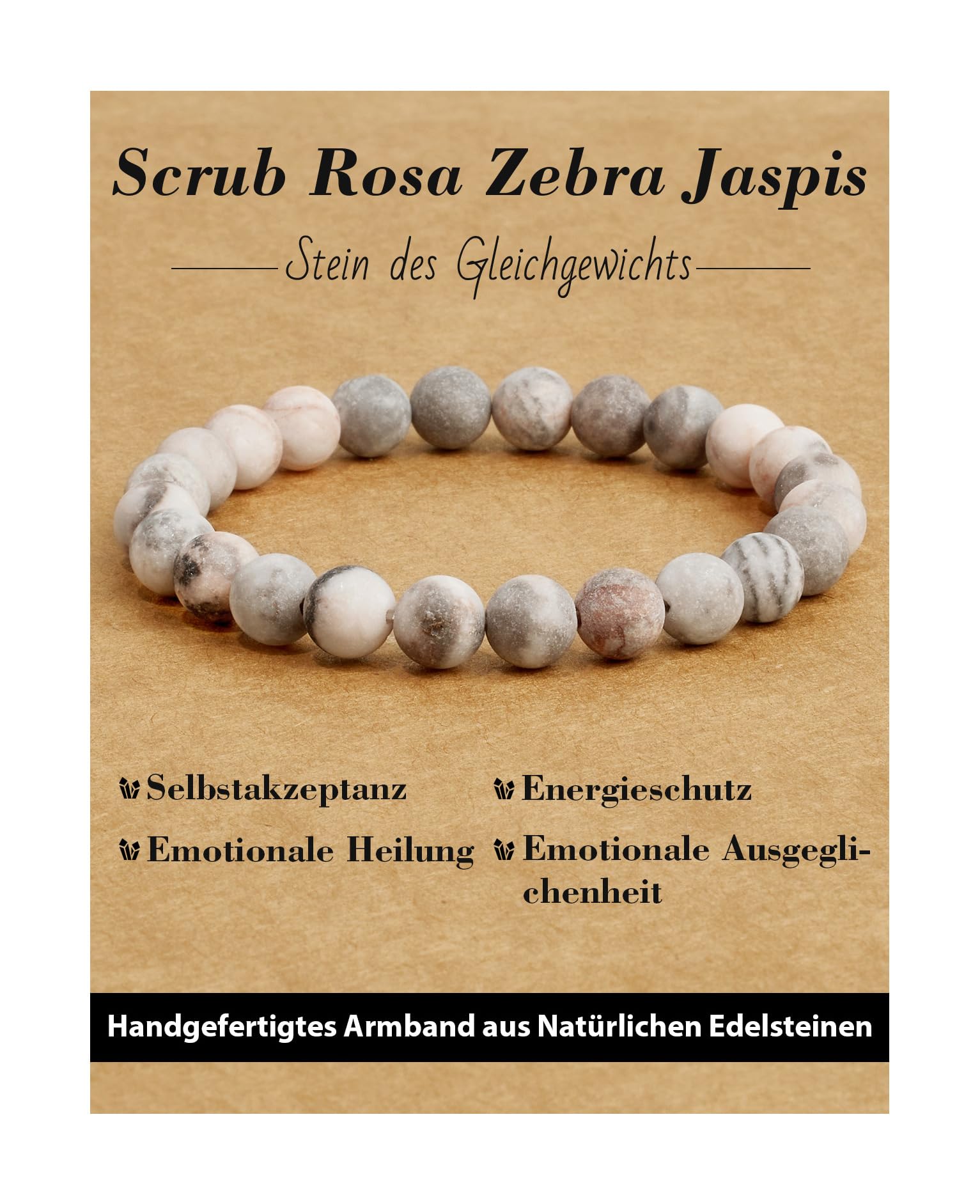Handmade Genuine Natural Stone Beads Healing Stones Bracelet, Women's Men's Chakra Bead Bracelet, 8 mm Round Gemstone Yoga Bracelets, Includes Replacement Beads