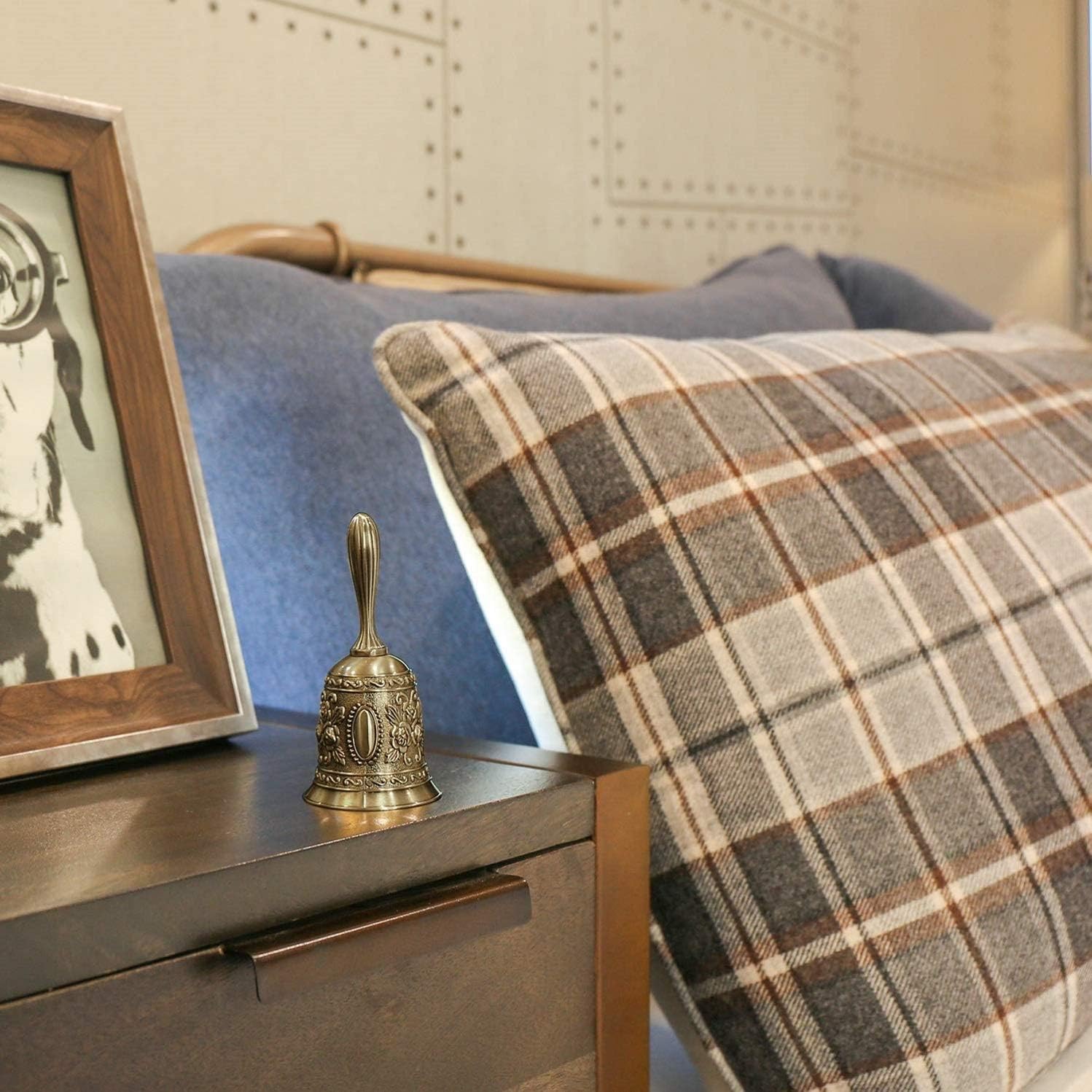 Handglocke Hand Glocke Hand Tischglocke Resturant Service Glocke Handklingel für Weihnachtsdekorationen Hochzeit Abendessen Schule