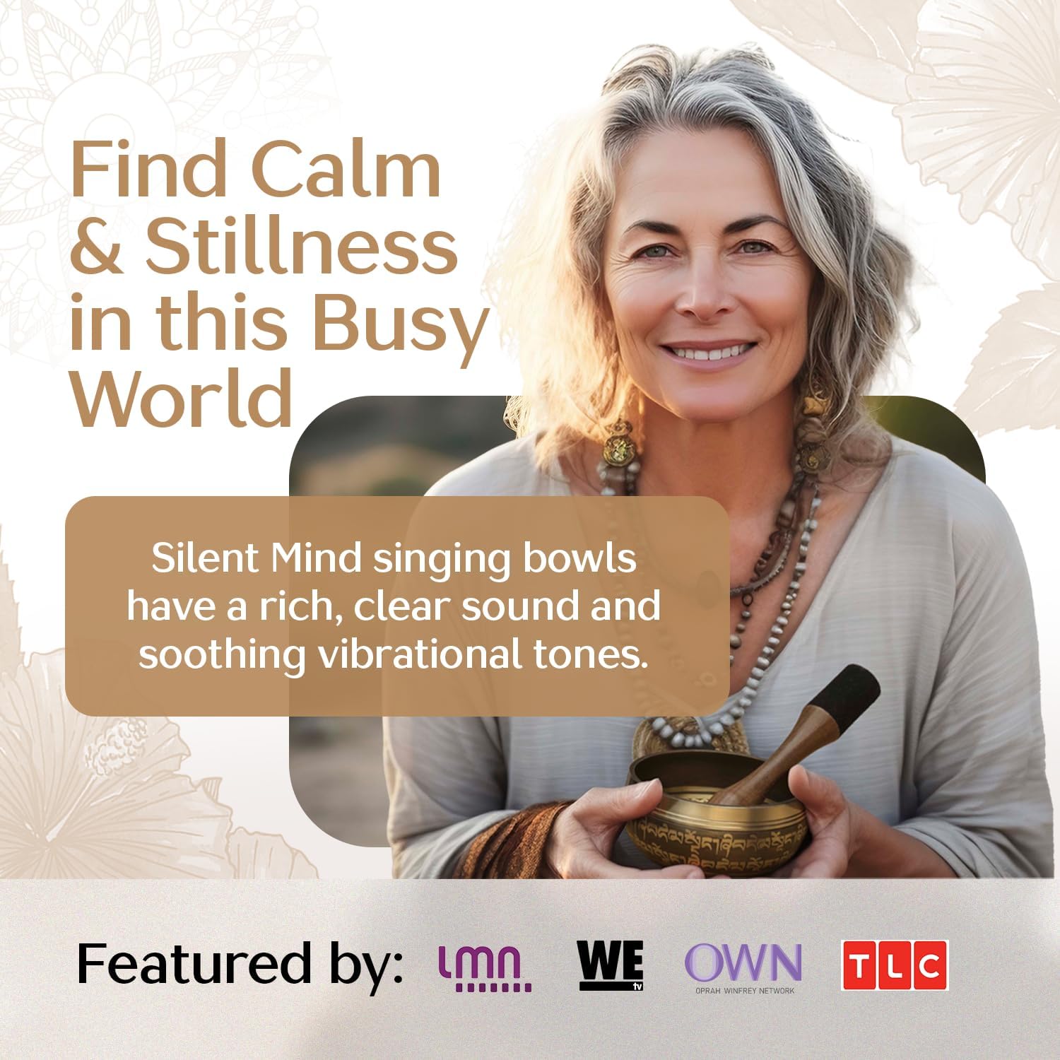 Authentic Tibetan Singing Bowl Set – Sound Bowl & Meditation Bowl with Cushion, Mallet & Guide – Yoga Meditation Kit – Stress Relief Tools – Ancient Himalayan Meditation Tools