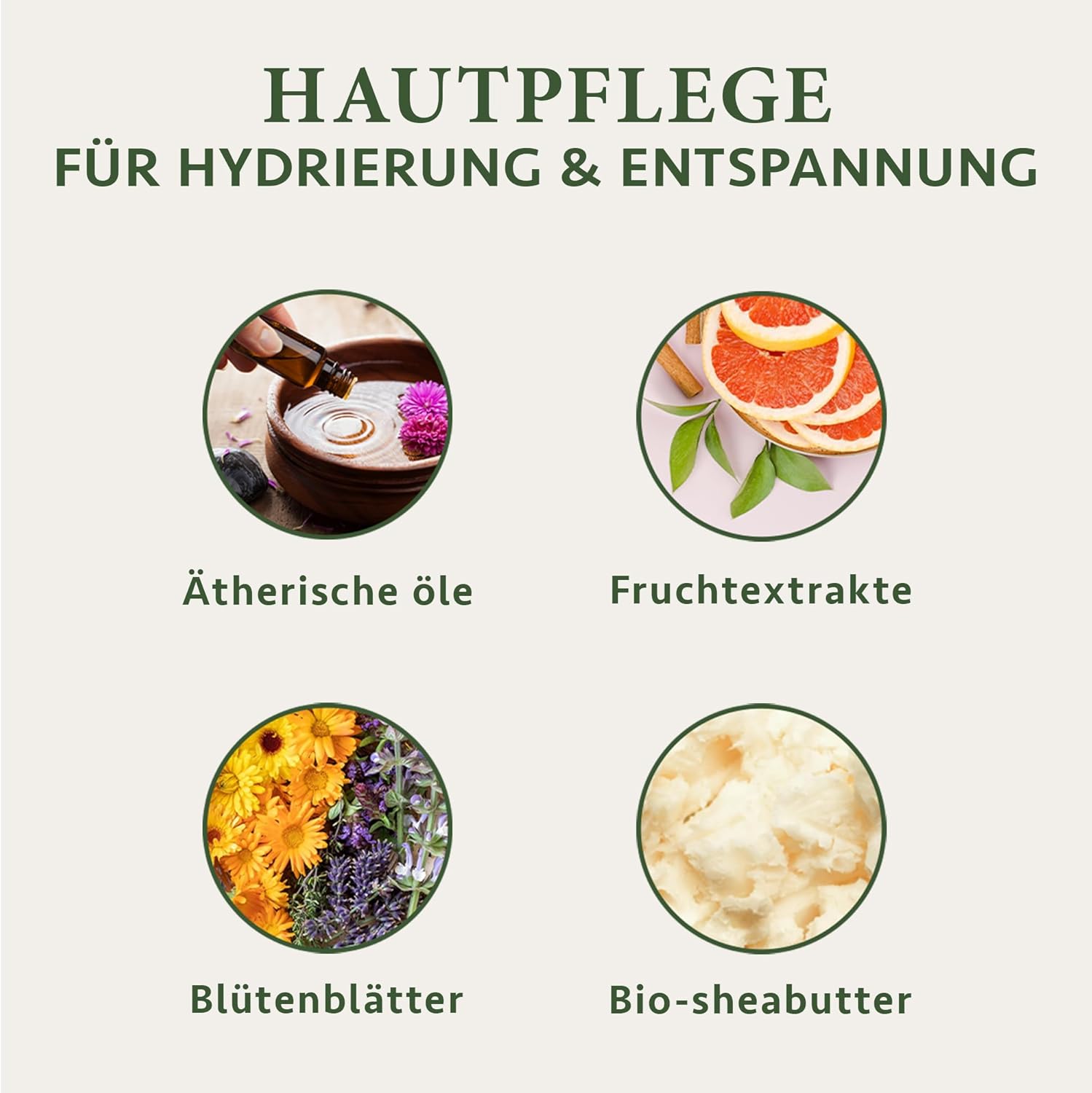Satin Naturel 4 Luxuriöse BIO Badebomben Vegan - Wellness Geschenke für Frauen - Premium Badekugeln - Geburtstagsgeschenk für Frauen - Luxus-Geschenkbox Naturkosmetik