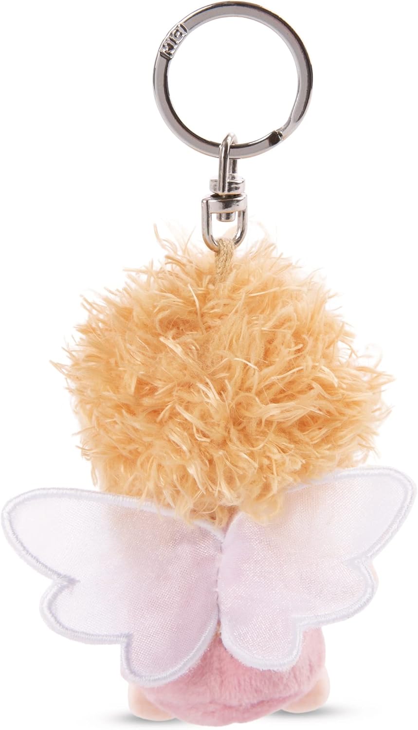 NICI Schlüsselanhänger Schutzengel „Bin immer bei dir“, Glücksbringer Engel I Schutzengel mit Herz I Engel Schlüsselanhänger für Schlüsselband, Schlüsselbund & Schlüsselkette I 34554, 7 cm