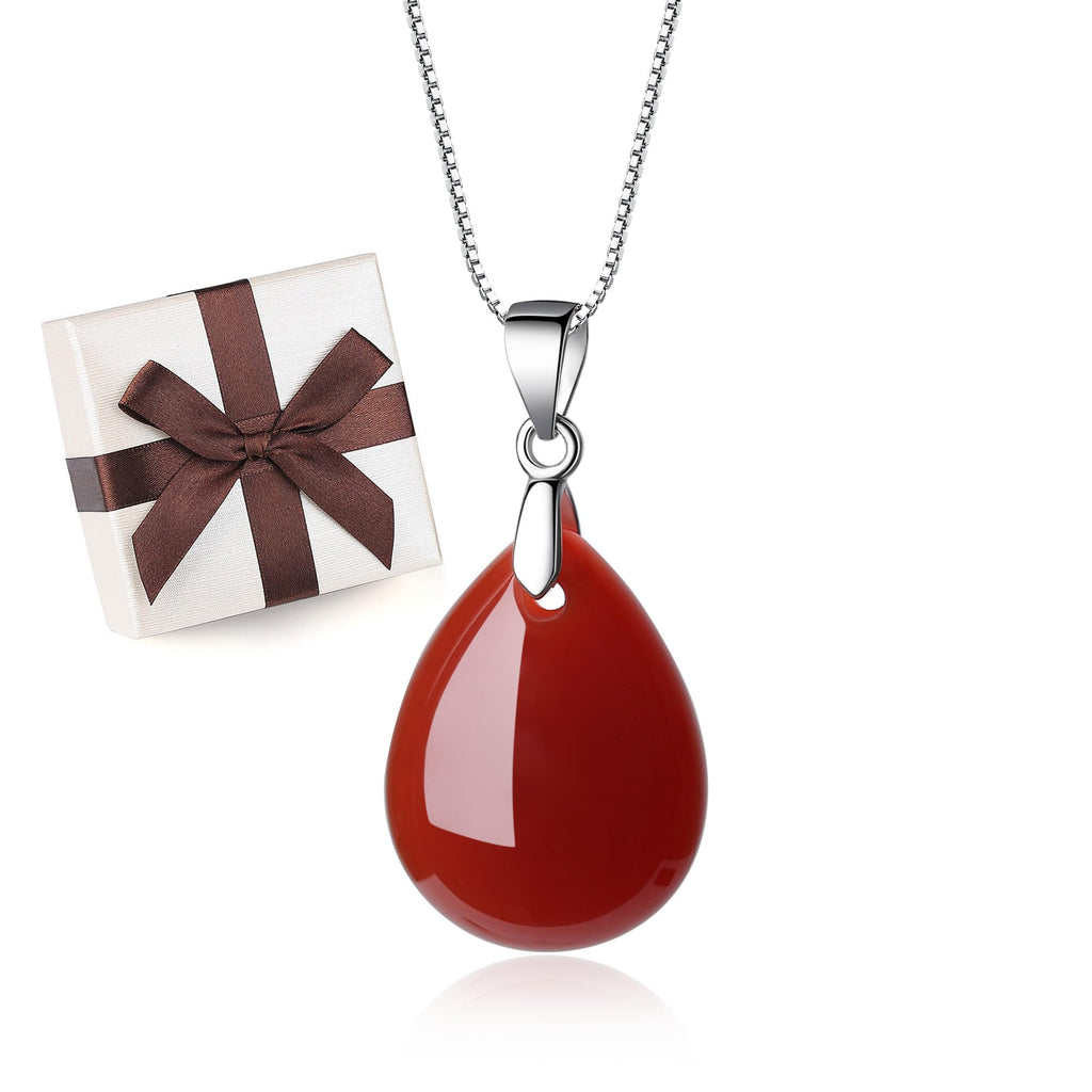 Coai Women's 925 Necklace with Angel’s Teardrops Pendant