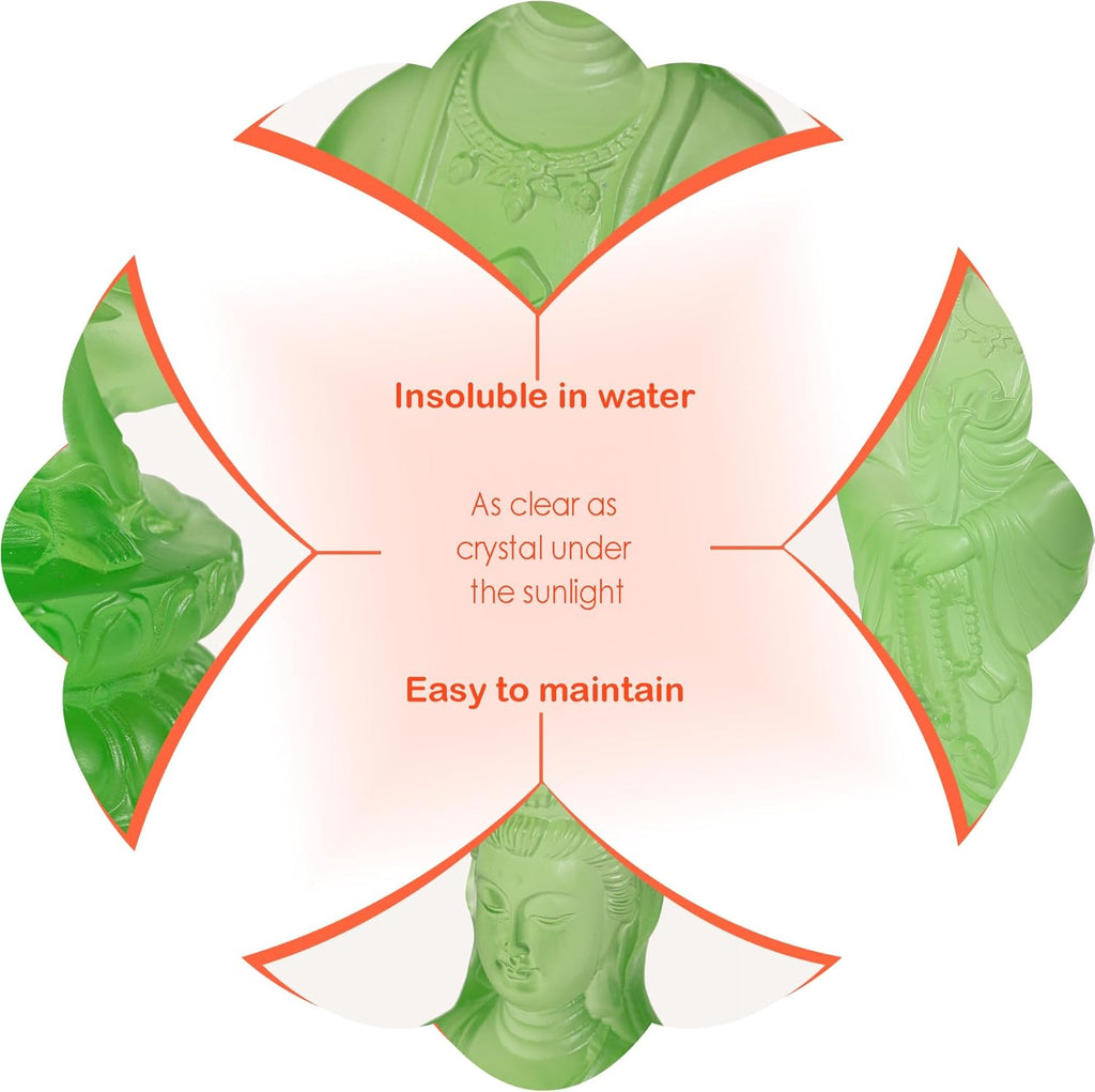 Guan Yin Statue, Quan Yin, Kwan Yin im Wind, Kuan Yin Buddha-Statue, Zen, meditierende Statue, Göttin der Göttin der Gnade und des Mitgefühls im Wind, Yoga, spirituelle Feng Shui-Dekoration