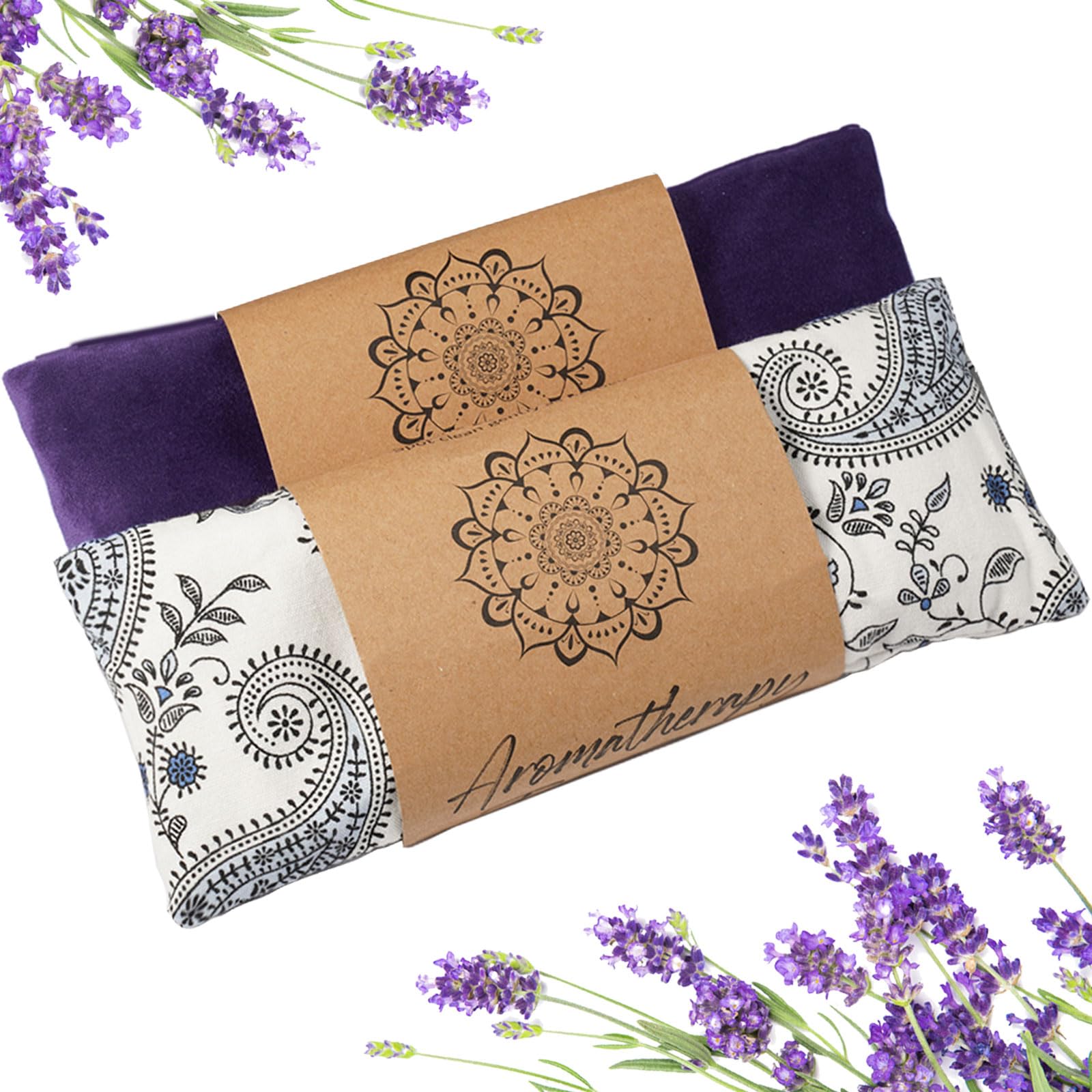 Hihealer 2er / 4er-Pack Augenmaske Gewichts-Augenmaske mit Lavendel-Aromatherapie für Schlaf, Yoga, Meditation und Selbstpflege, entspannende Accessoires Weihnachtsgeschenke für Frauen Mütter