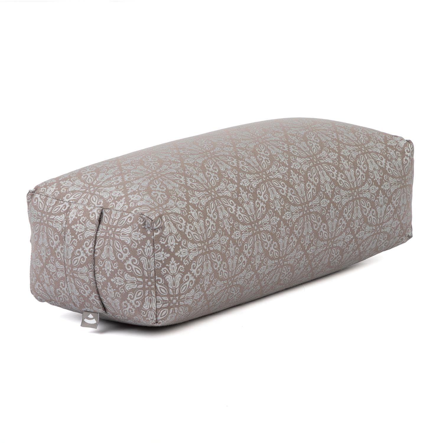 Bodhi Yoga Bolster SALAMBA | Maharaja Collection | Rechteckiges Yogakissen | Waschbarer Bezug aus Baumwolle mit Dinkelfüllung | Zubehör für Restorative und Yin Yoga