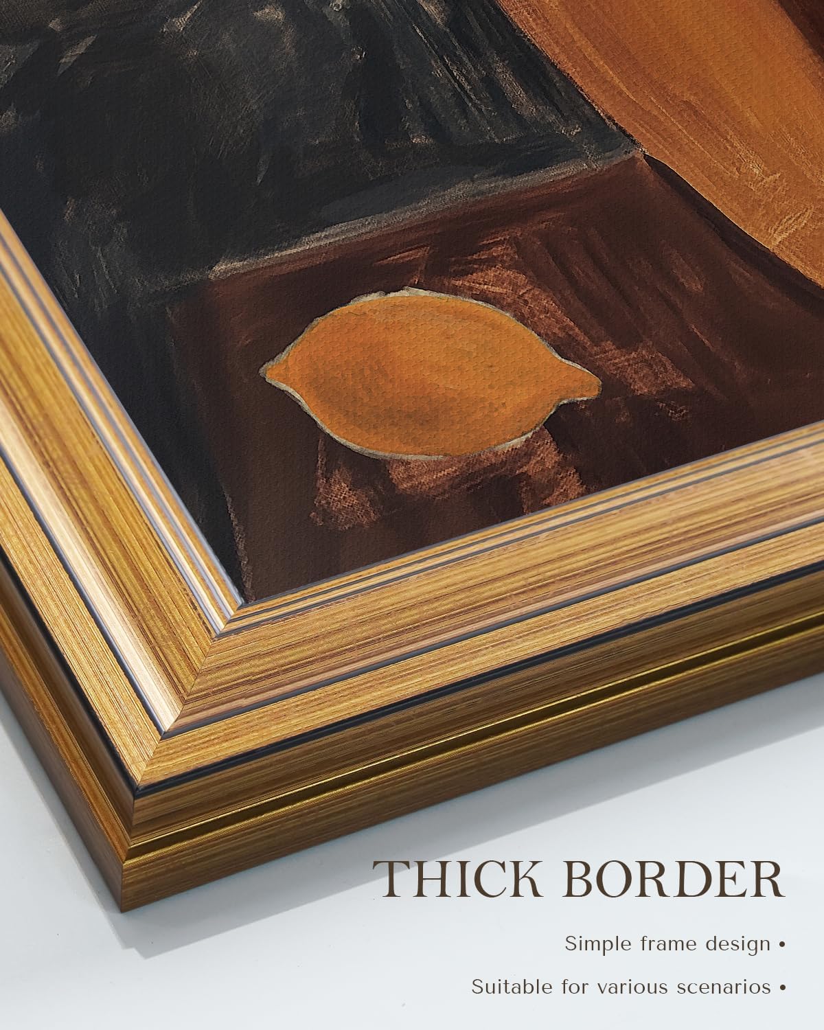 Vintage Sacred Heart of Jesus Christ Canvas Gold Framed Wall Art, 12x16 Inch Religious Oil Painting Artwork, Christian Art Print for Home Living Room Spiritual Spaces Decor