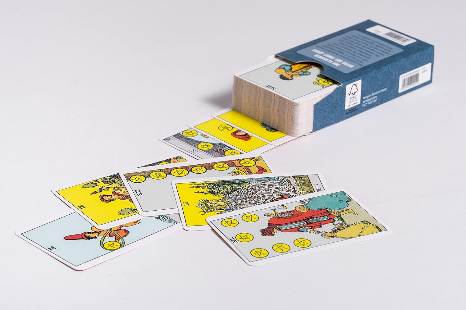Tarot: Das klassische Jugendstil-Tarot auf Deutsch. Tarotkarten im praktischen Format. Spirituelles Tool für Persönlichkeitsentwicklung. Das Kult-Deck für Tarot-Einsteiger und Erfahrene im Kartenlegen
