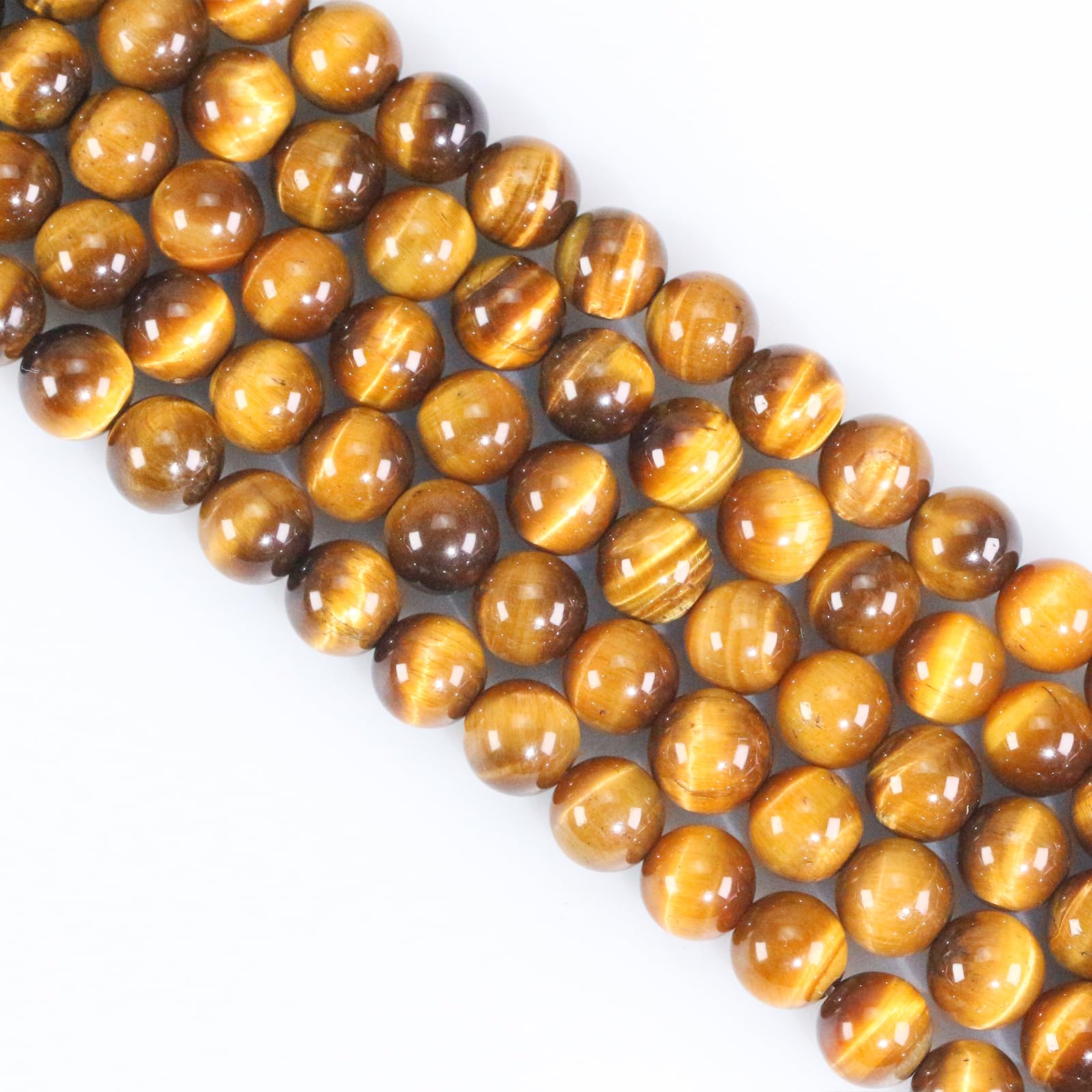 Natural Stone Beads, Gemstone Beads, 45 Pieces, 8 mm, Natural Stone, Unakite Gemstone Beads, Polished Round Gemstones for Threading, Gemstones, Stone Beads for Bracelets, Necklaces, DIY Jewellery,