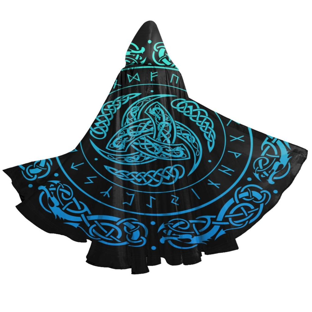 YETTA YANG Halloween Hooded Robe Cloak Christmas Holiday Party Hoodies Cape Cosplay Costumes