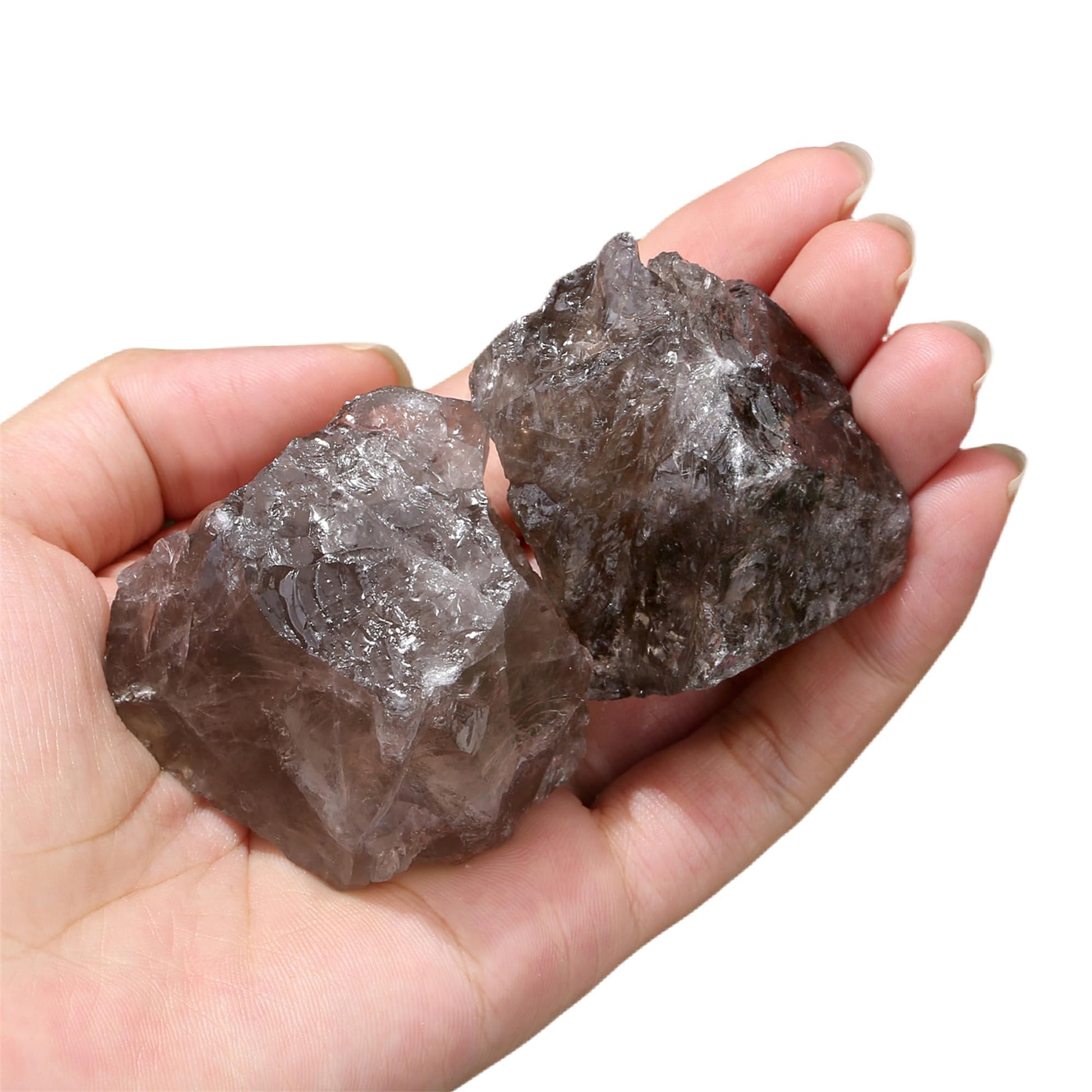 2 Pieces African Bloodstone Large Crystals Rough Stone Set Crystal Spiritual Stones Premium Water Stones Esoteric Gifts 4.5-5.5cm