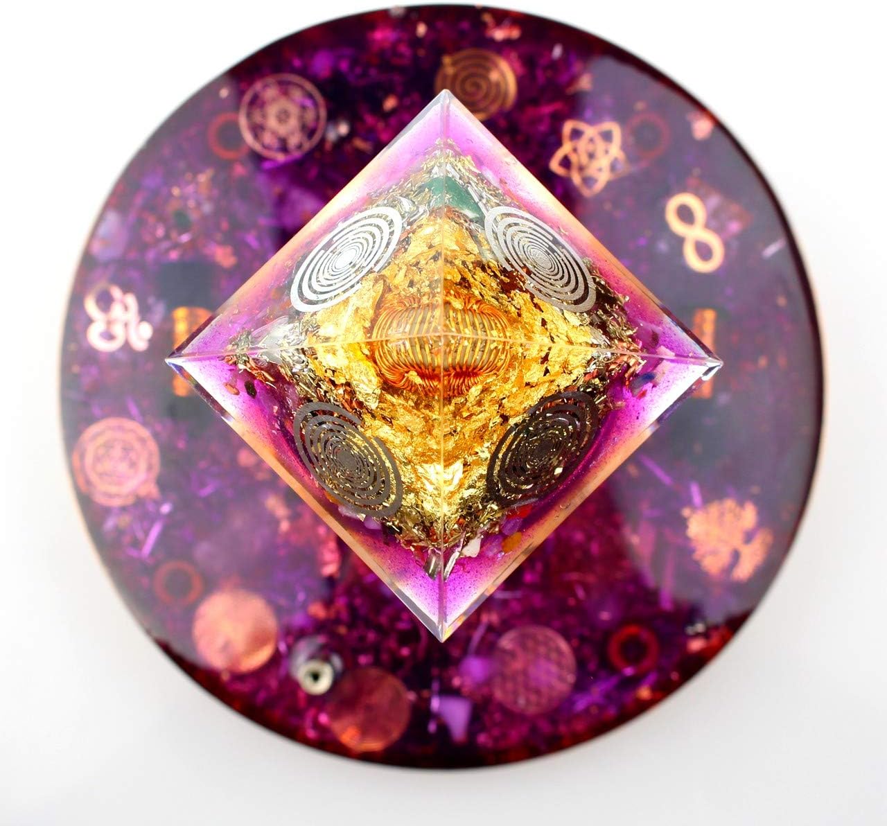 Orgonit Power HORS M Skalar Frequenzorgonit violett Cloudbuster I 100% echter Orgonit I Schutz gegen EMF, 5G, Haarp, Funkstrahlung I echte Orgonenergie für mehr Harmonie