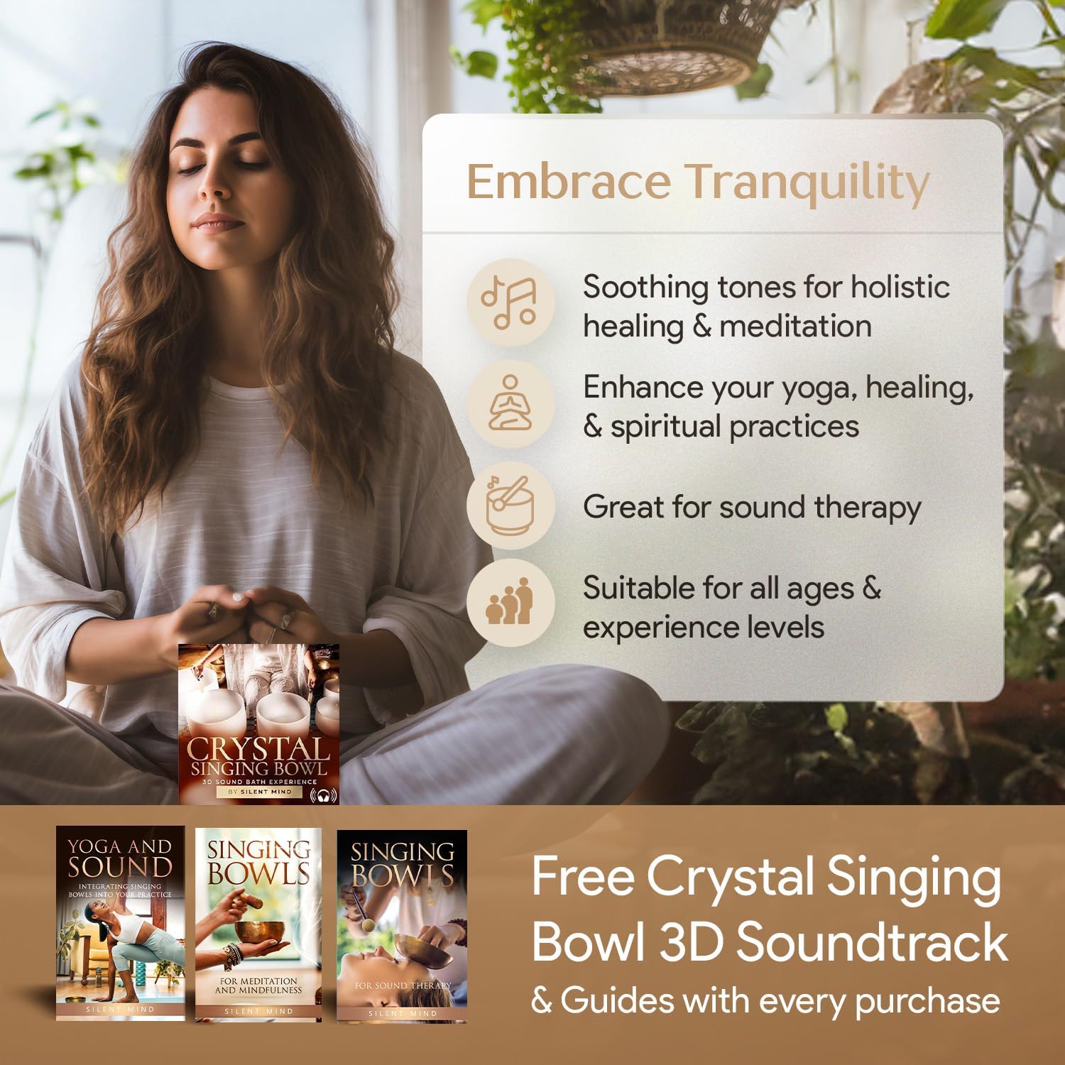 Authentic Tibetan Singing Bowl Set – Sound Bowl & Meditation Bowl with Cushion, Mallet & Guide – Yoga Meditation Kit – Stress Relief Tools – Ancient Himalayan Meditation Tools