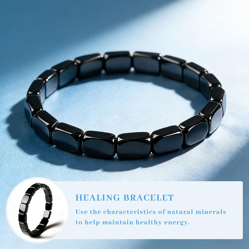 Hematite Magnetic Bracelet Men for Men Hematite Jewellery Men