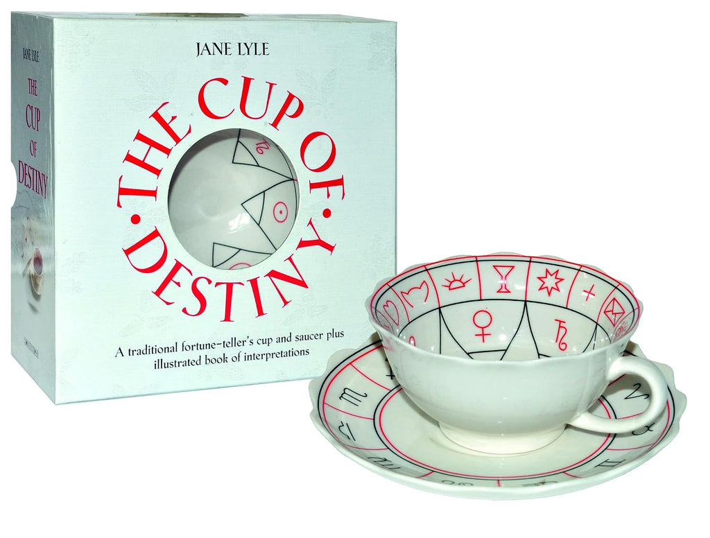 The Cup Of Destiny: A Traditional Fortune-Teller's Cup and Saucer plus Illustrated Book of Interpretations
