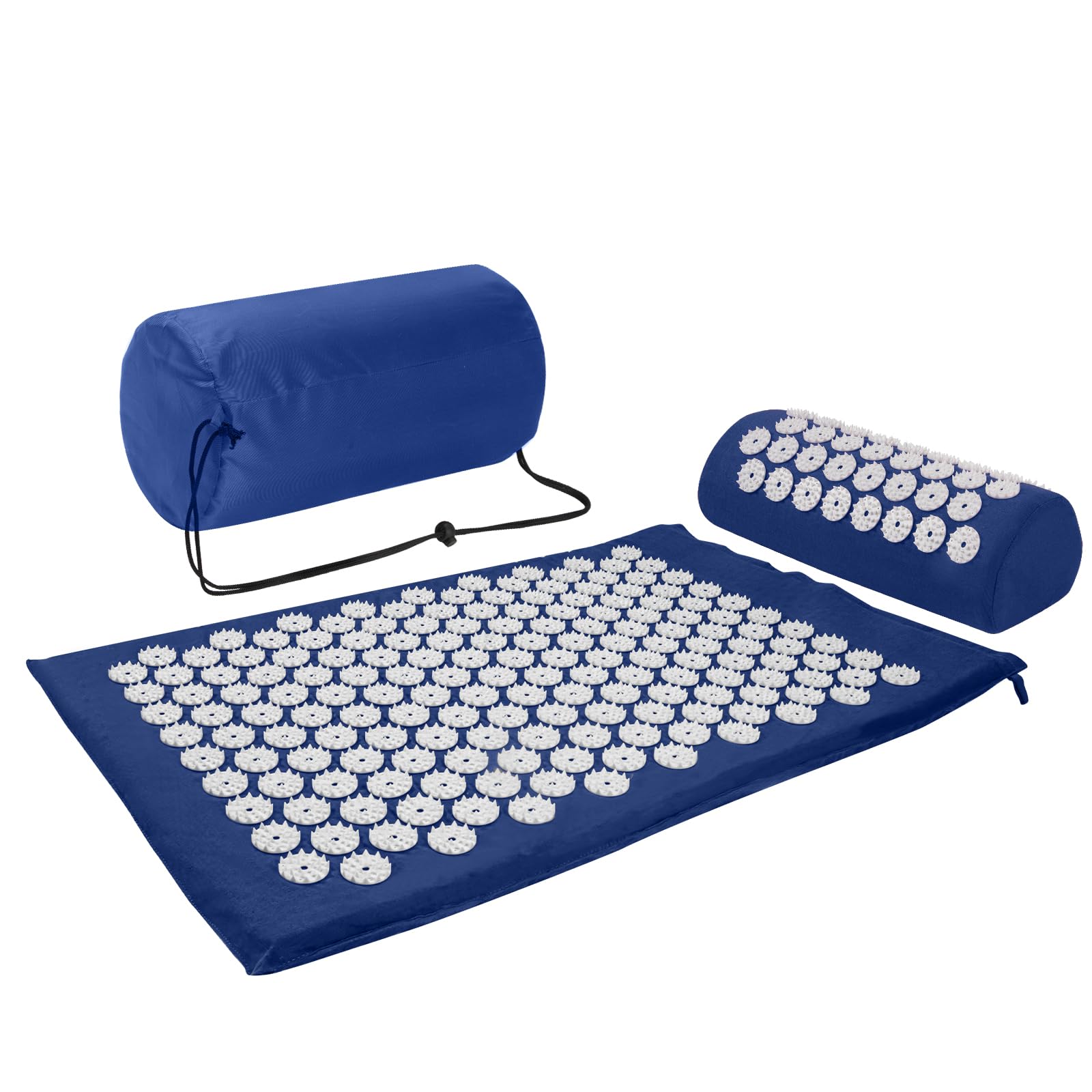 Acupressure Mat, Acupuncture Mat, Acupressure Mat for Relief of Neck and Back Pain, Acupressure Mat with Muscle Relaxation and Stress Relief, Shiatsu Mat for Sciatica Relief, Purple White