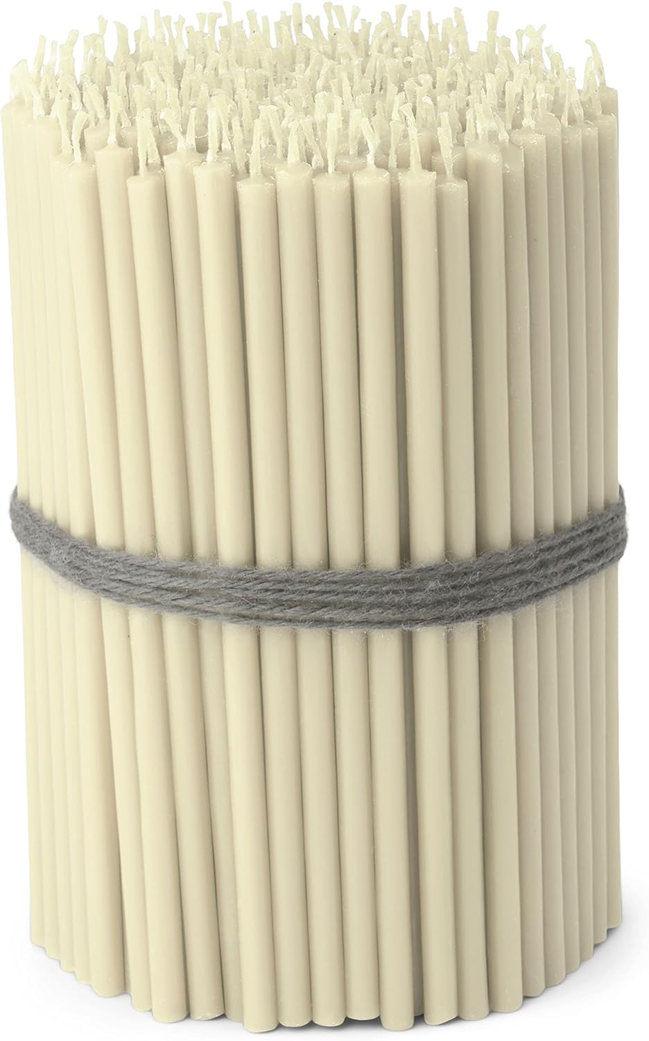 NKlaus - 250 x Altar Candles White 16 cm High Soot Free Drip Free Thin Premium Paraffin Wax Taper Candles Long Burning Time Pack of 250