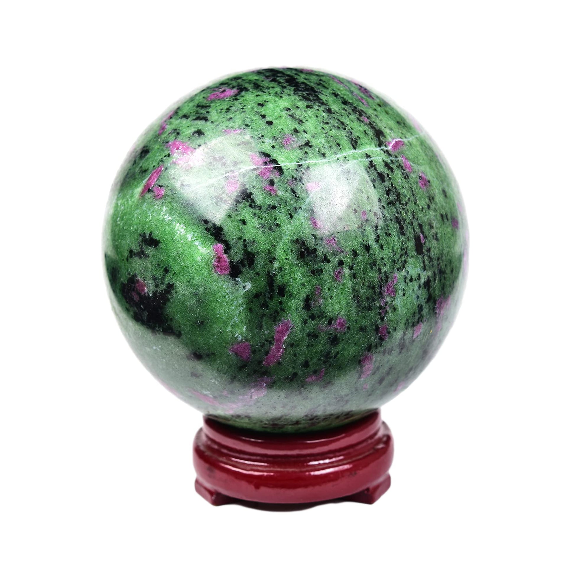 JIC Gem Large Crystal Ball with Stand Pietersite Crystal Ball Gemstone Decorative Ball for Home Decoration Altar Reiki Feng Shui Crystal Gift 80-90mm