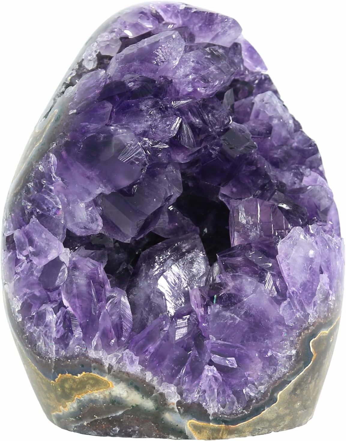 Amethyst Crystal Rock, Real Amethyst Stone, Amathesis Crystal Cluster Geode, Purple Crystals and Healing Stones, Amatista Piedra Natural, Cuarzos Originales De Energia Y Piedras, Columnar (500g)