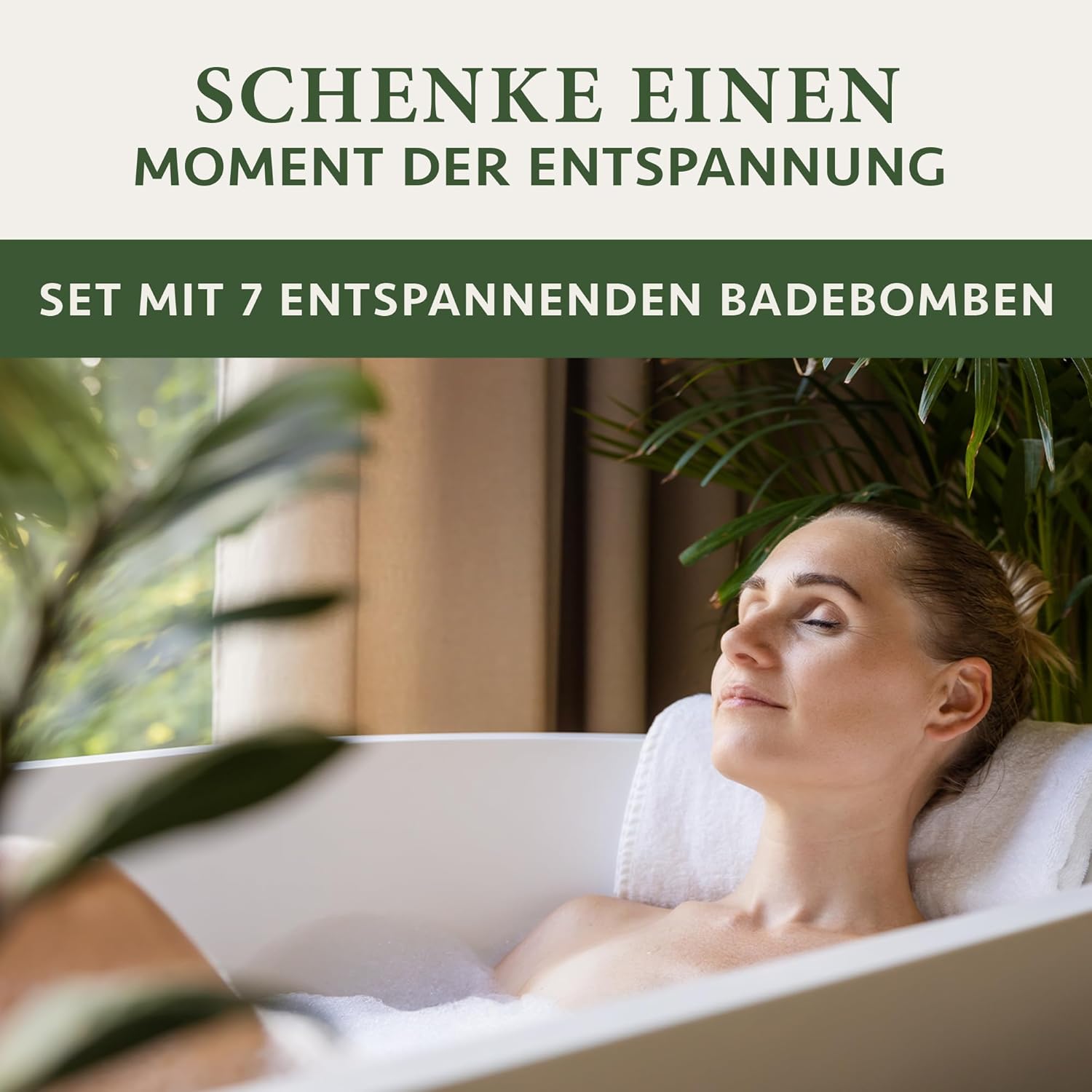 Satin Naturel 7 Luxuriöse BIO Badebomben Vegan für 14 Bäder - Geschenk für Sie - Wellness Geschenke für Frauen - Geburtstagsgeschenk für Frauen - Frauentag Geschenk