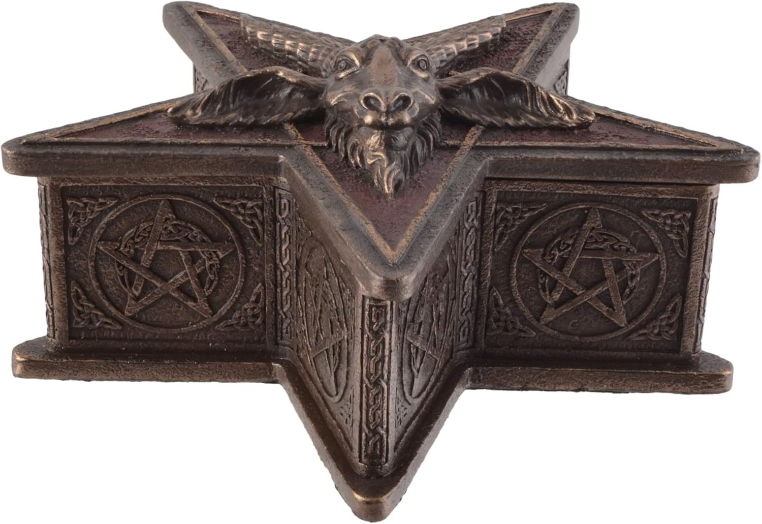 VOGLER Joh. Vogler GmbH Pentagramm Box Siegel des Baphomet - bronziert/coloriert by Veronese