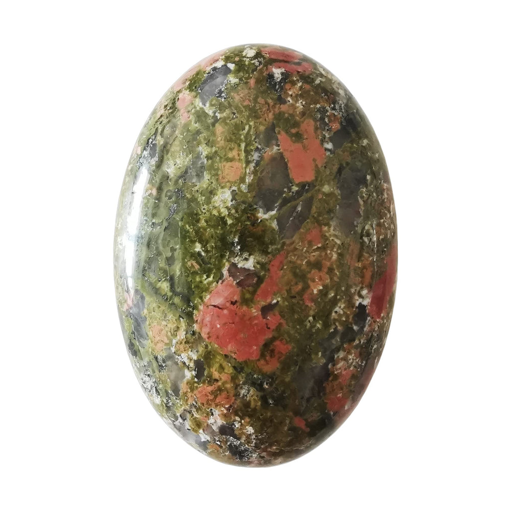 Natural Purple Lepidolite Worry Stones Oval Palm Pockets Healing Crystal Massage Spa Energy Stone