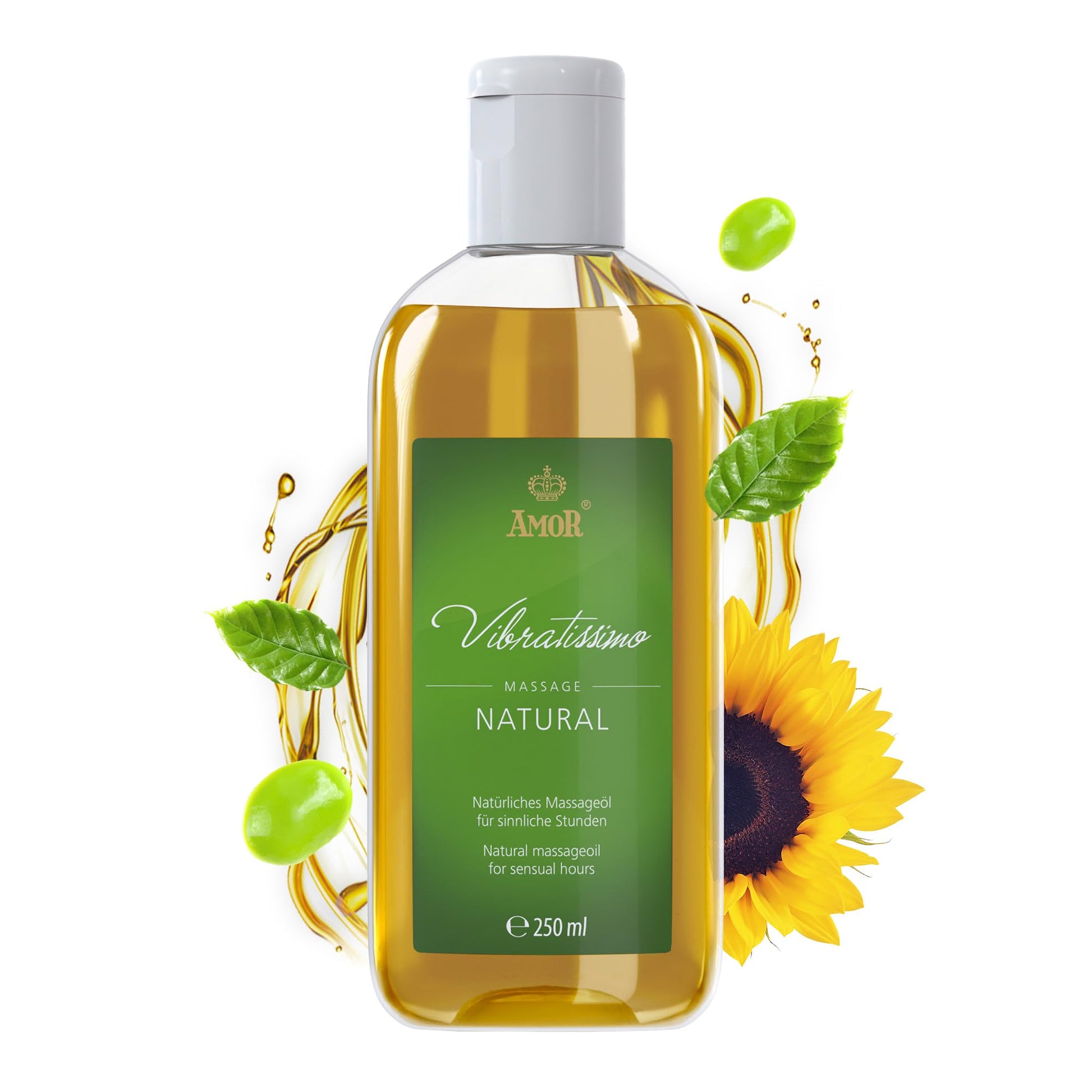 Vibratissimo Hot Moments 100 ml Massageöl - Aufheizendes Massageerlebnis - Stimulierende Massageöle, Entspannung für Paare & Gleitöl, Liebesöl