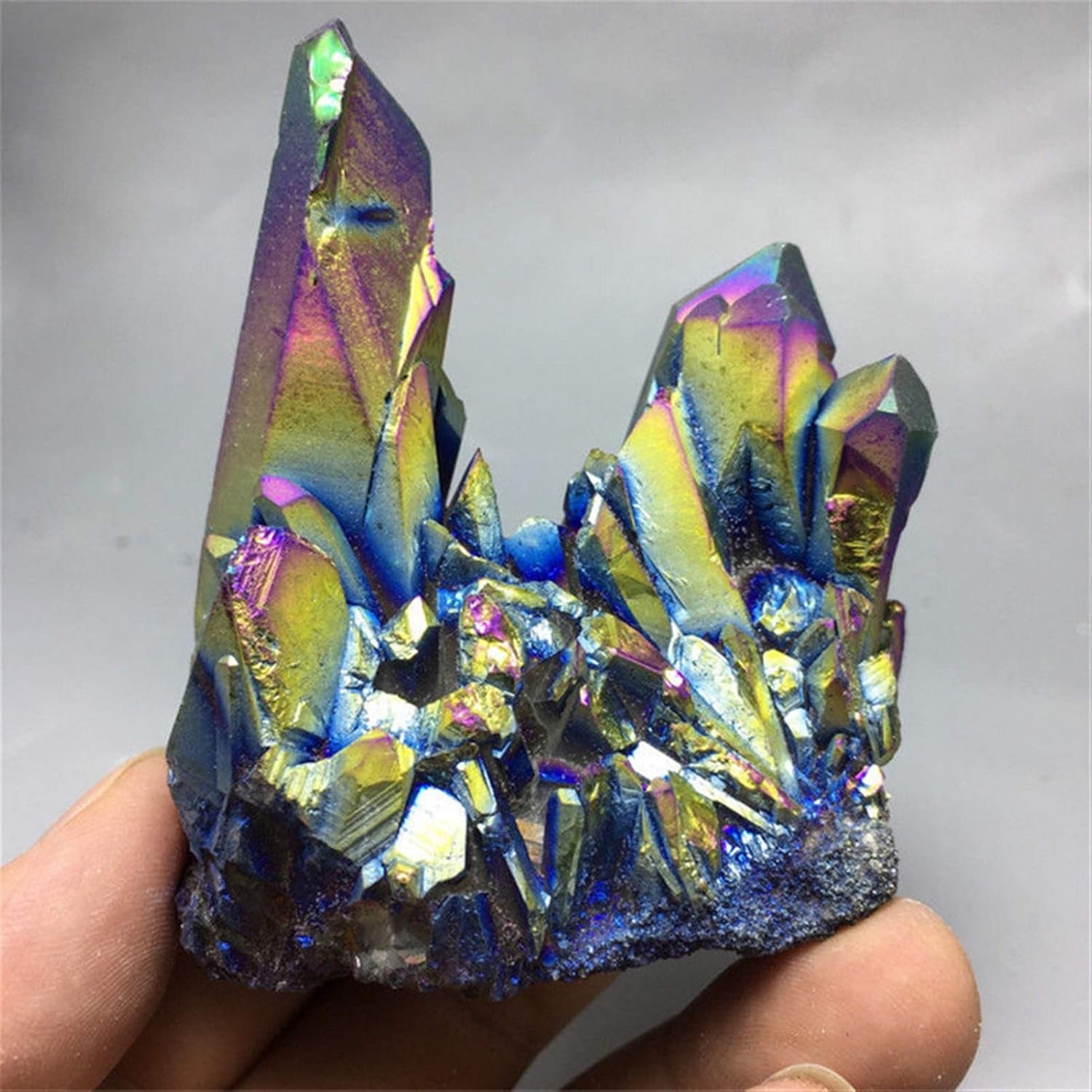 120 g Colour Aura Quartz Titanium Bismuth Silicon Vug Rainbow FZUGEDRLI