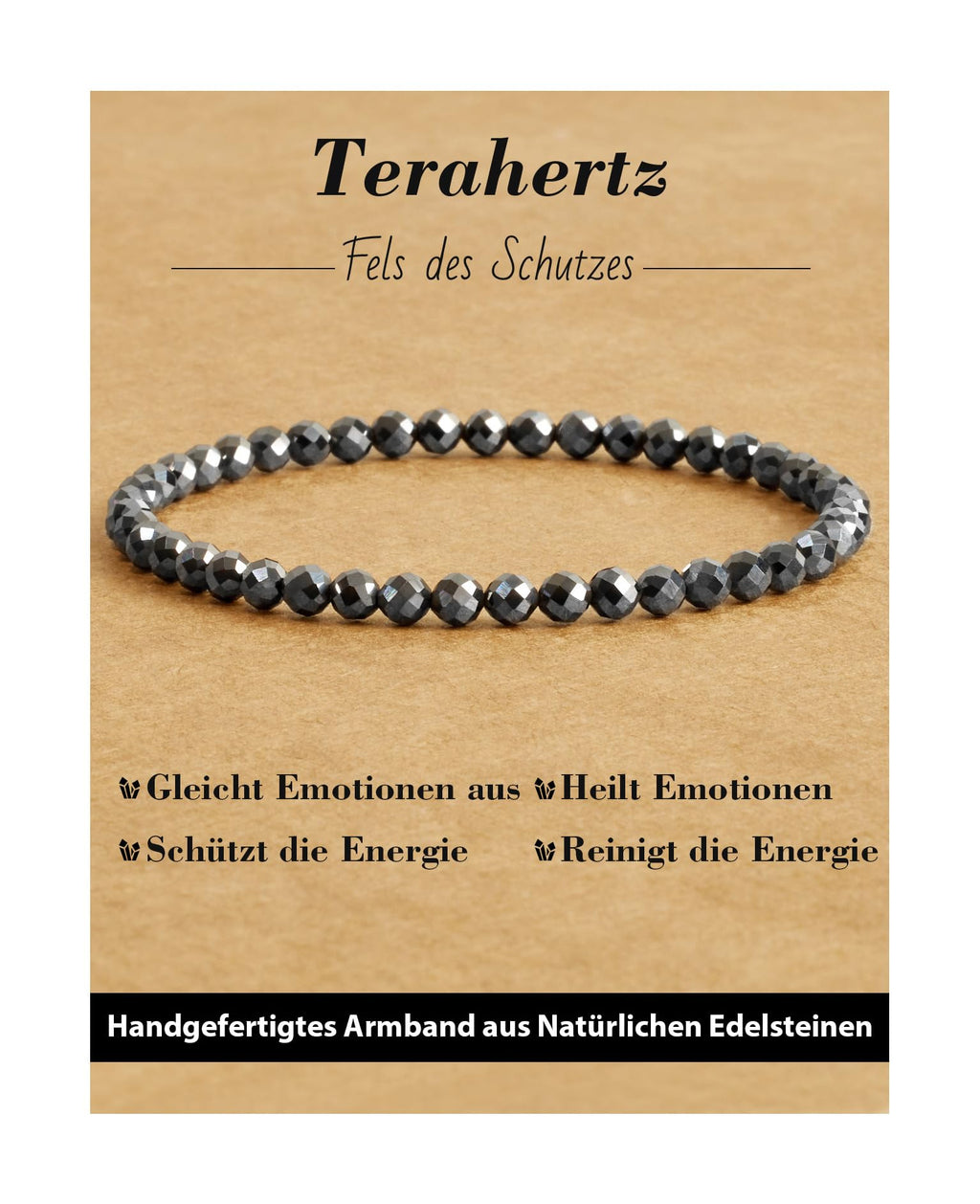 4 mm Stretch Bracelet Made of Real Natural Stone Beads, Healing Stone Bracelet, Yoga Bracelet for Women, Men, Lucky Bracelet, Friendship Bracelet, Replacement Beads Included
