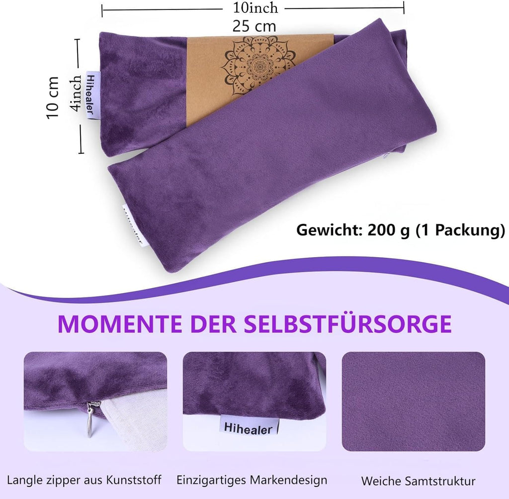 Hihealer 2er / 4er-Pack Augenmaske Gewichts-Augenmaske mit Lavendel-Aromatherapie für Schlaf, Yoga, Meditation und Selbstpflege, entspannende Accessoires Weihnachtsgeschenke für Frauen Mütter
