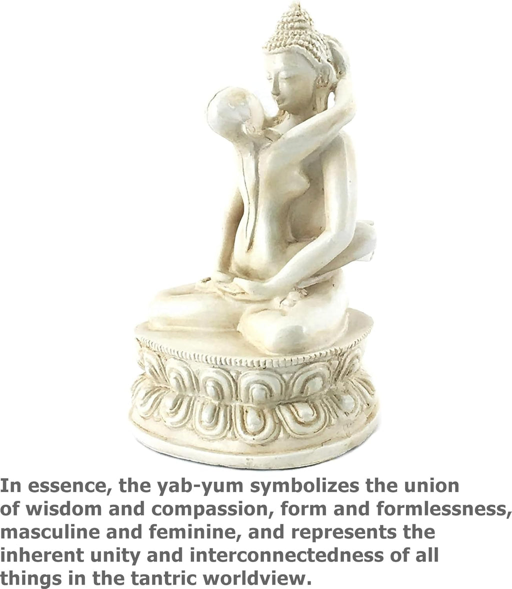Bellaa 22166 Buddha-Statue Yab Yum Shakti Embrace Tantra 15,2 cm