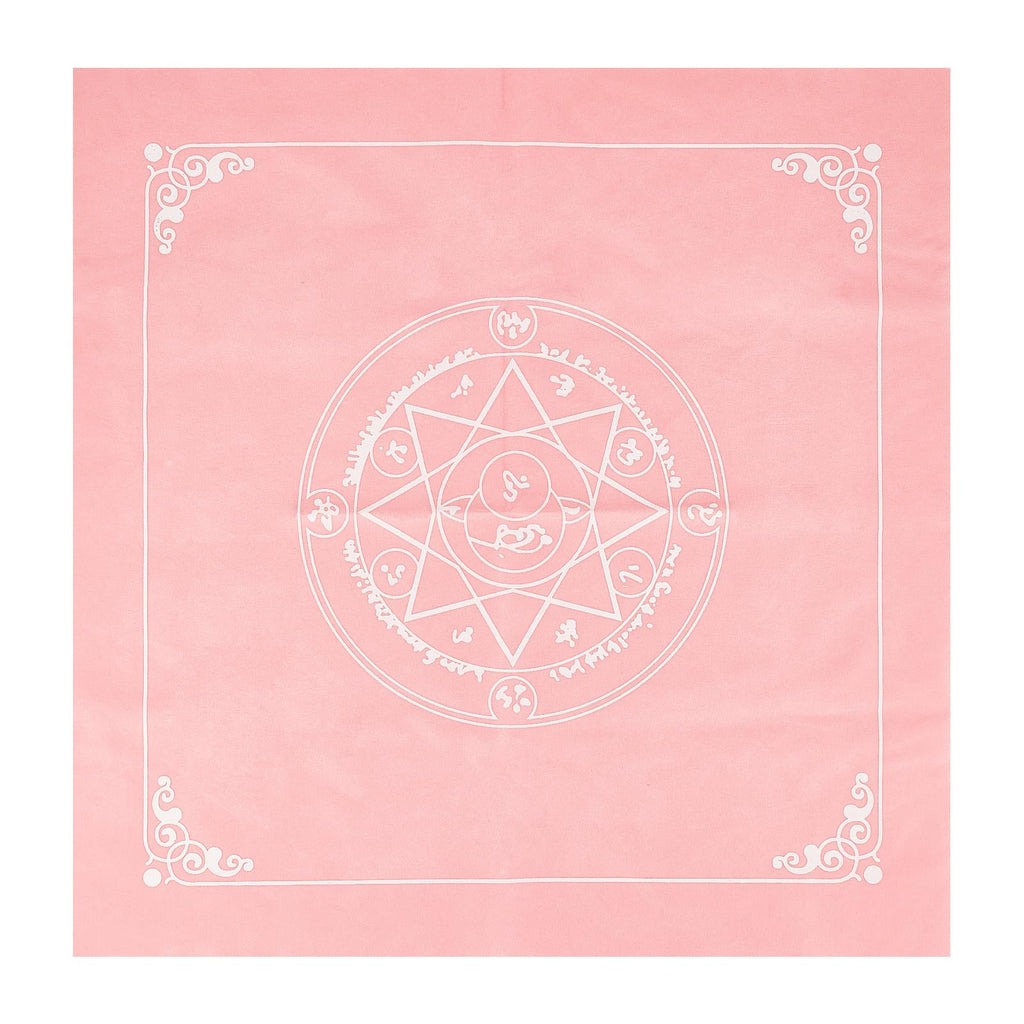 CREATCABIN Altar cloth, tarot tablecloth, gothic card bag, square tablecloth, divination, velvet with tarot bag set with drawstring, tarot card lover gift for women, Christmas, birthday
