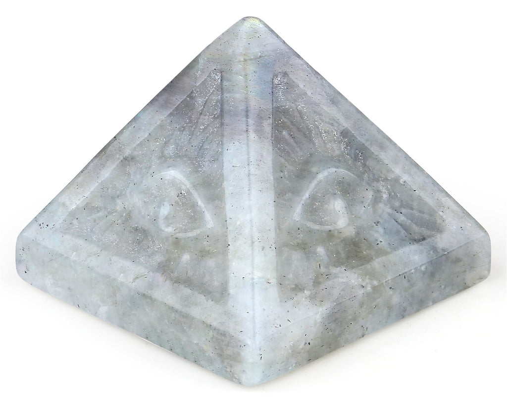 YATOJUZI 2" Black Obsidian Crystal Pyramid Natural Crystals and Healing Stones Black Obsidian Pyramids Black Gemstones for Meditation Reiki Energy Balancing Good Luck Gifts 1PCS