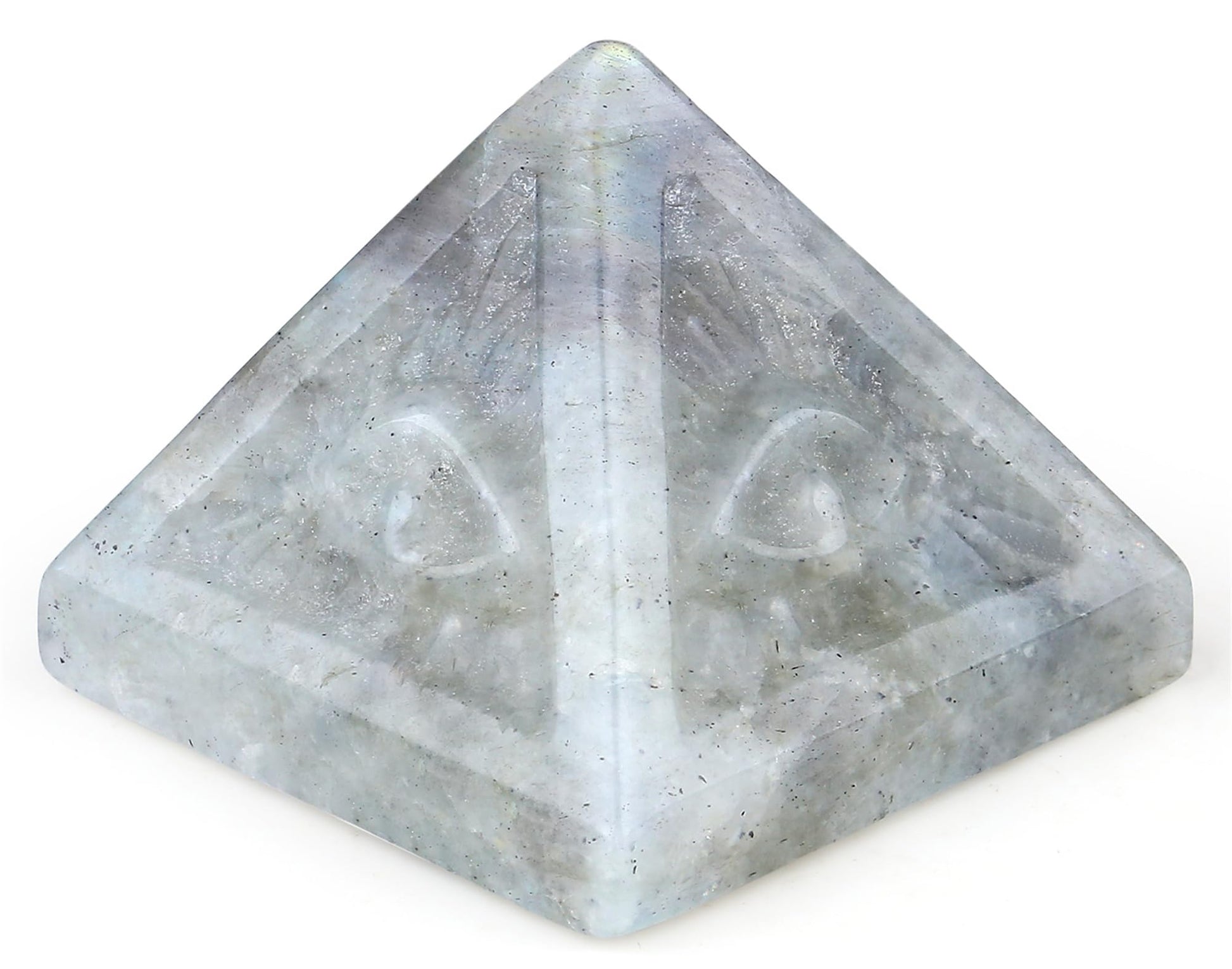 YATOJUZI 2" Black Obsidian Crystal Pyramid Natural Crystals and Healing Stones Black Obsidian Pyramids Black Gemstones for Meditation Reiki Energy Balancing Good Luck Gifts 1PCS