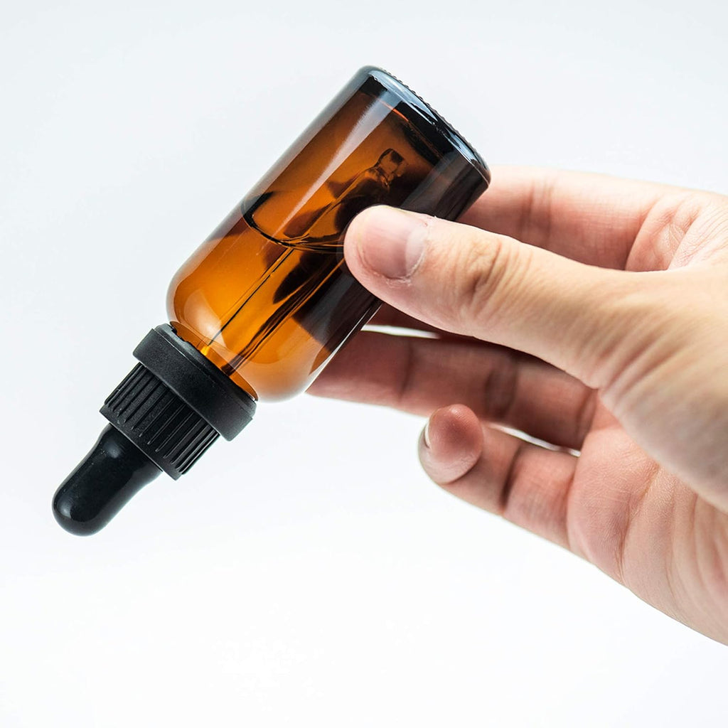 YIZHAO Pipettenflasche 30ml, Apothekerflasche Braunglas mit [Dropper Pipette Glas], Braunglasflasche für Ätherische Öl, Parfümöle,Aromatherapie,Düfte,Flüssigkeit – 6Pcs