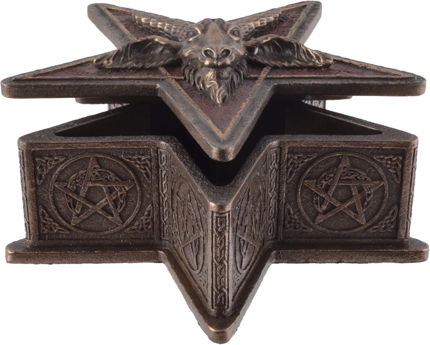 VOGLER Joh. Vogler GmbH Pentagramm Box Siegel des Baphomet - bronziert/coloriert by Veronese