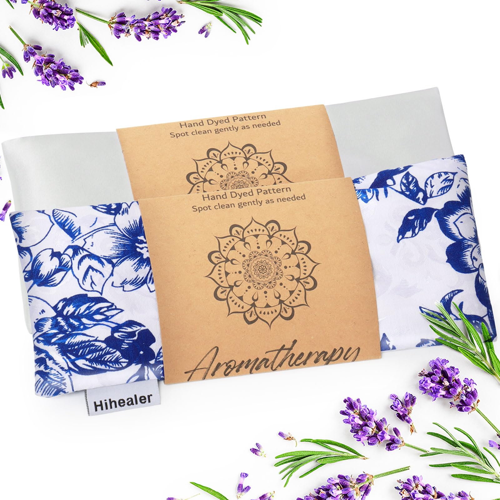 Hihealer 2er / 4er-Pack Augenmaske Gewichts-Augenmaske mit Lavendel-Aromatherapie für Schlaf, Yoga, Meditation und Selbstpflege, entspannende Accessoires Weihnachtsgeschenke für Frauen Mütter