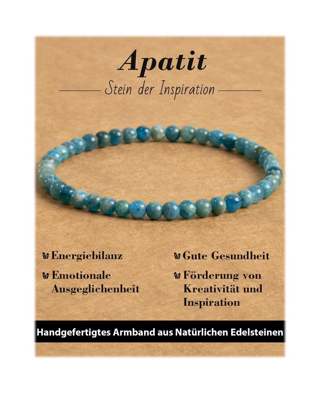 4 mm Stretch Bracelet Made of Real Natural Stone Beads, Healing Stone Bracelet, Yoga Bracelet for Women, Men, Lucky Bracelet, Friendship Bracelet, Replacement Beads Included