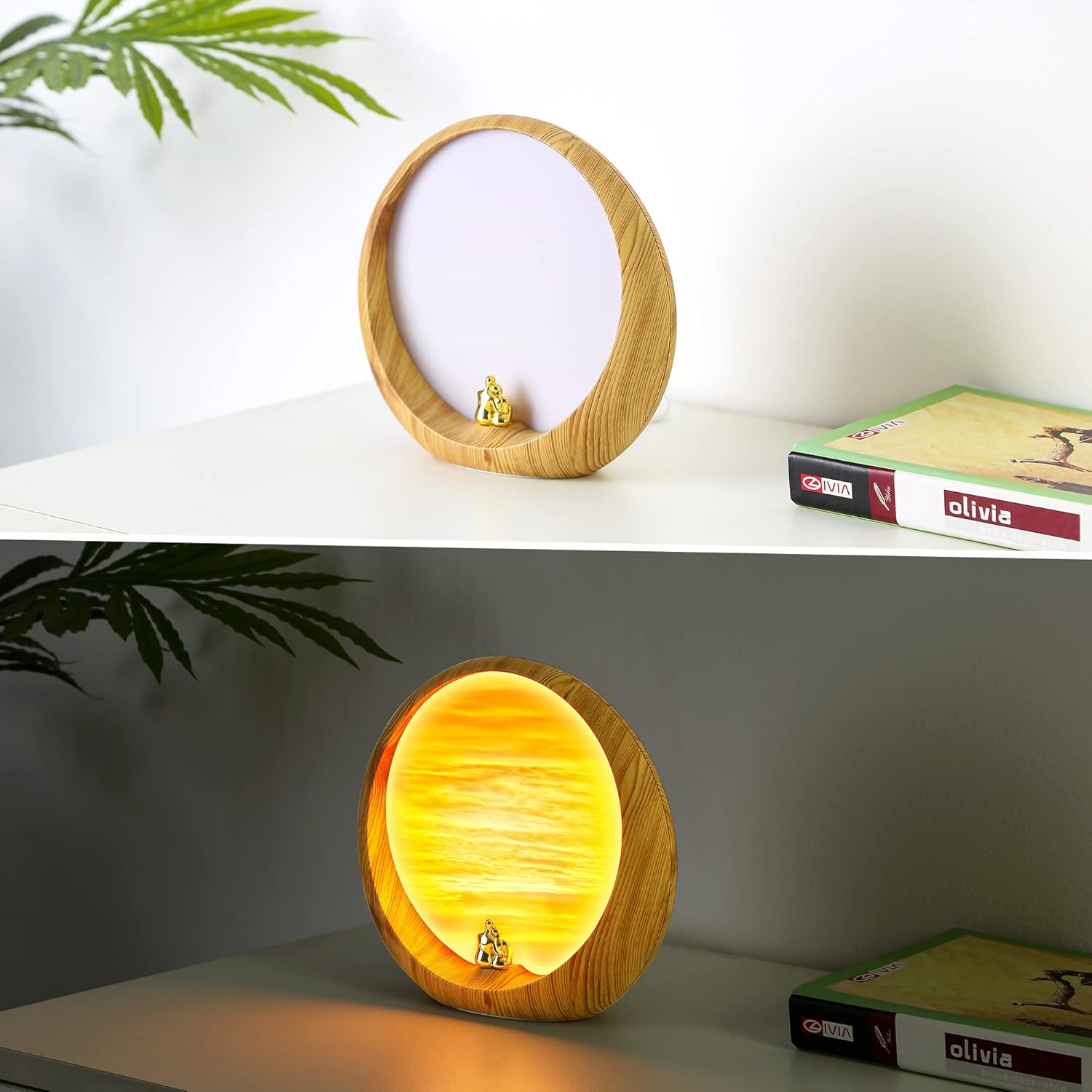 mamre Sunset Lamp - Unique Table Lamp Gift Idea for Anniversary, Valentine's Day, Birthdays - Perfect Home Decoration for Women and Men