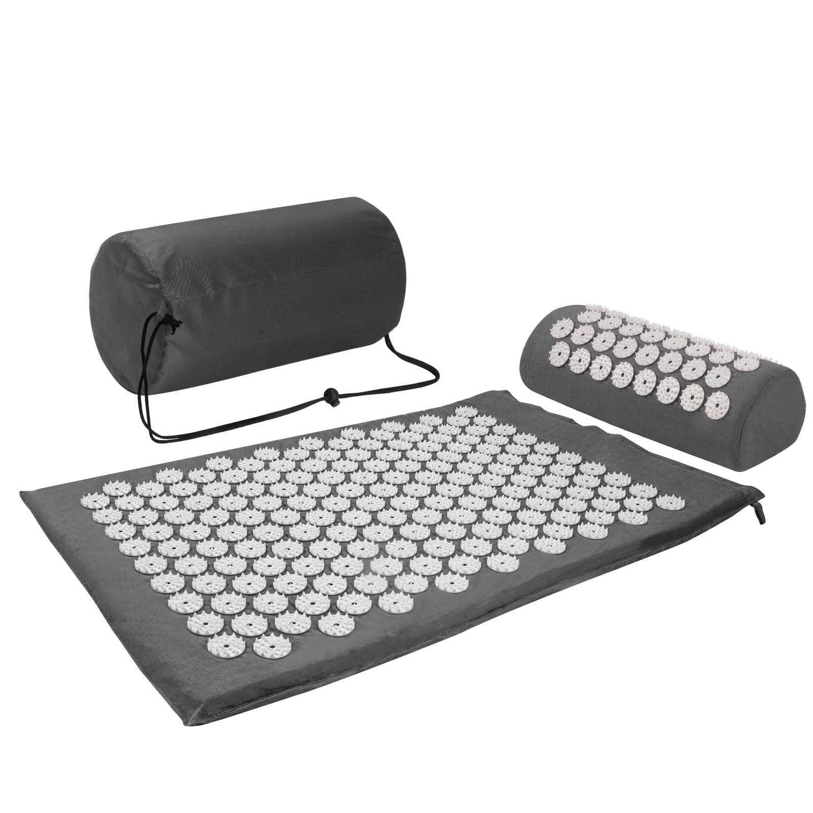 Acupressure Mat, Acupuncture Mat, Acupressure Mat for Relief of Neck and Back Pain, Acupressure Mat with Muscle Relaxation and Stress Relief, Shiatsu Mat for Sciatica Relief, Purple White